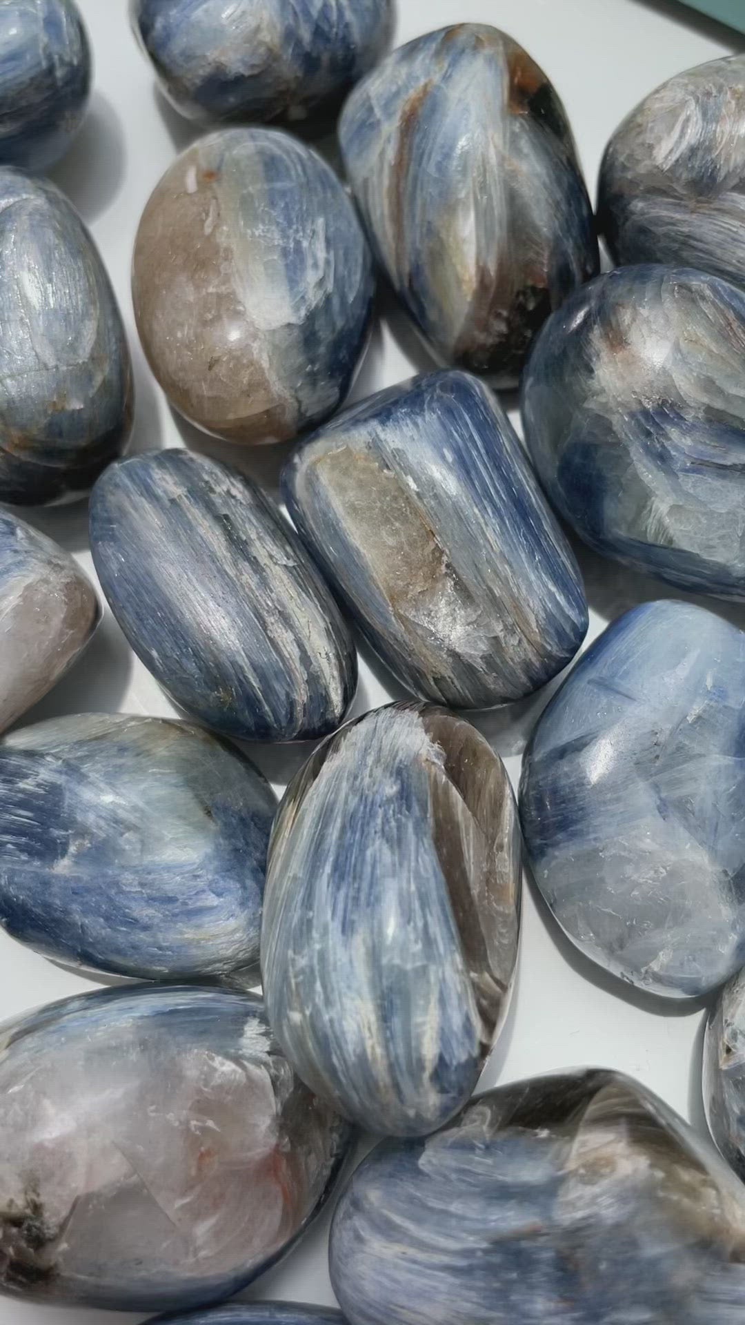 Flashy Kyanite Tumbles