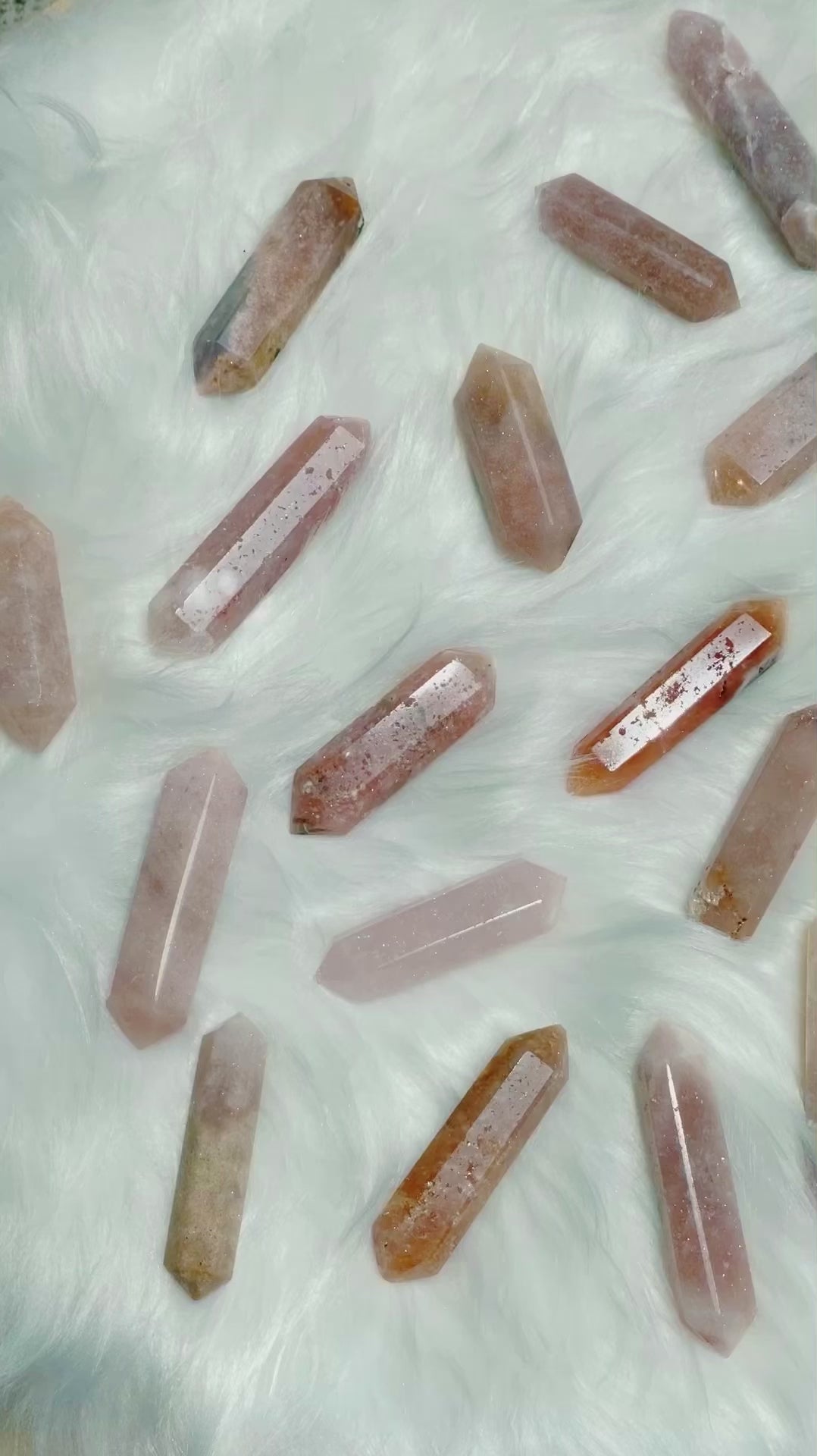 Pink Amethyst Double Terminated Points