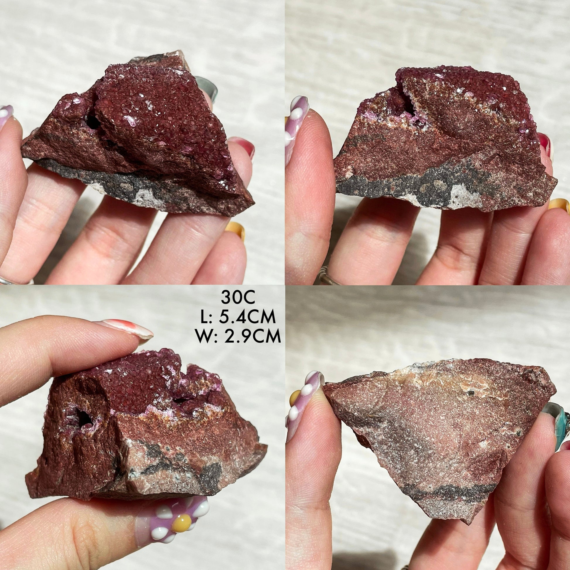 Druzy Cobaltoan Calcite