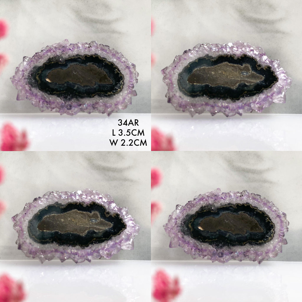 Amethyst Stalactite Slices