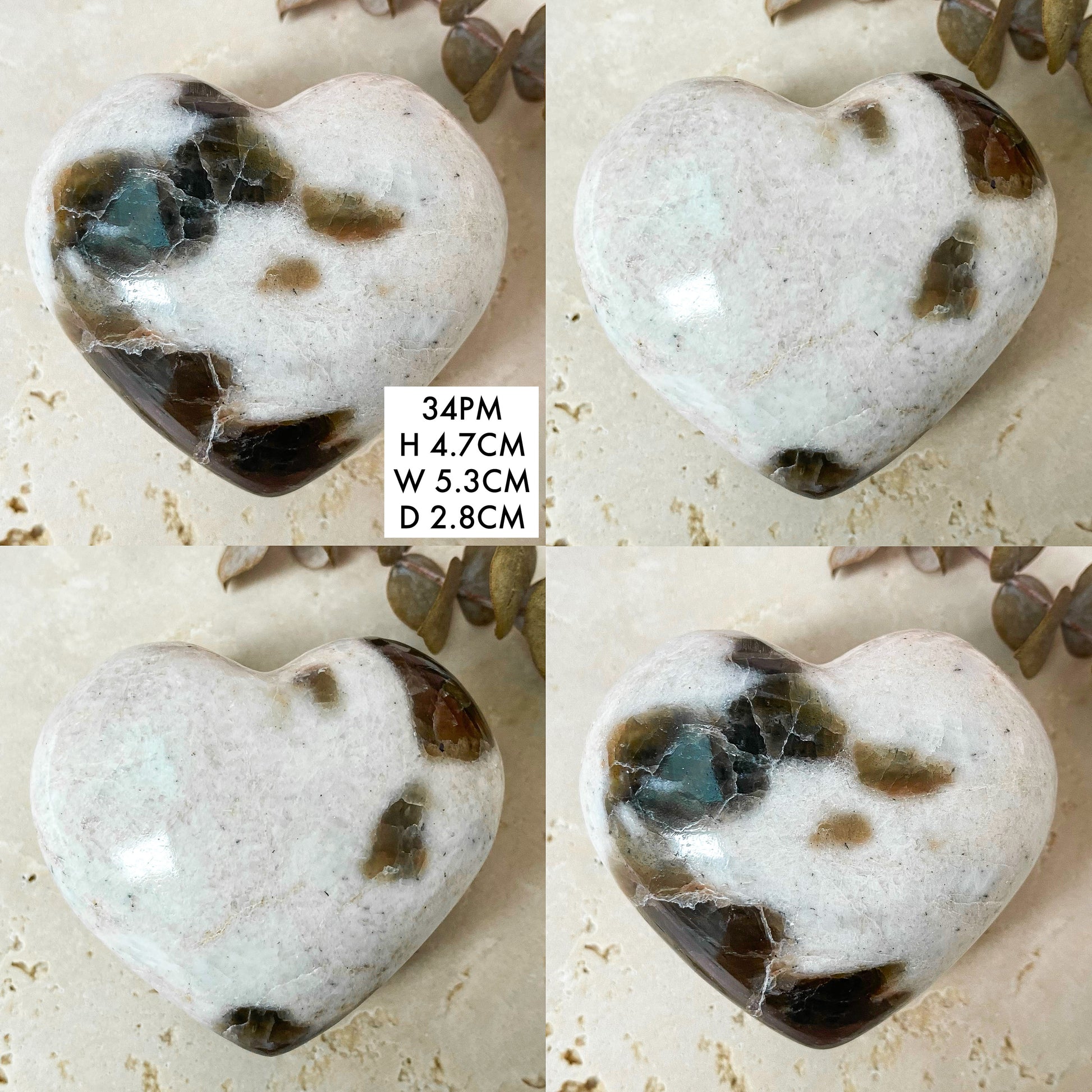 Polarity Moonstone Palms and Hearts