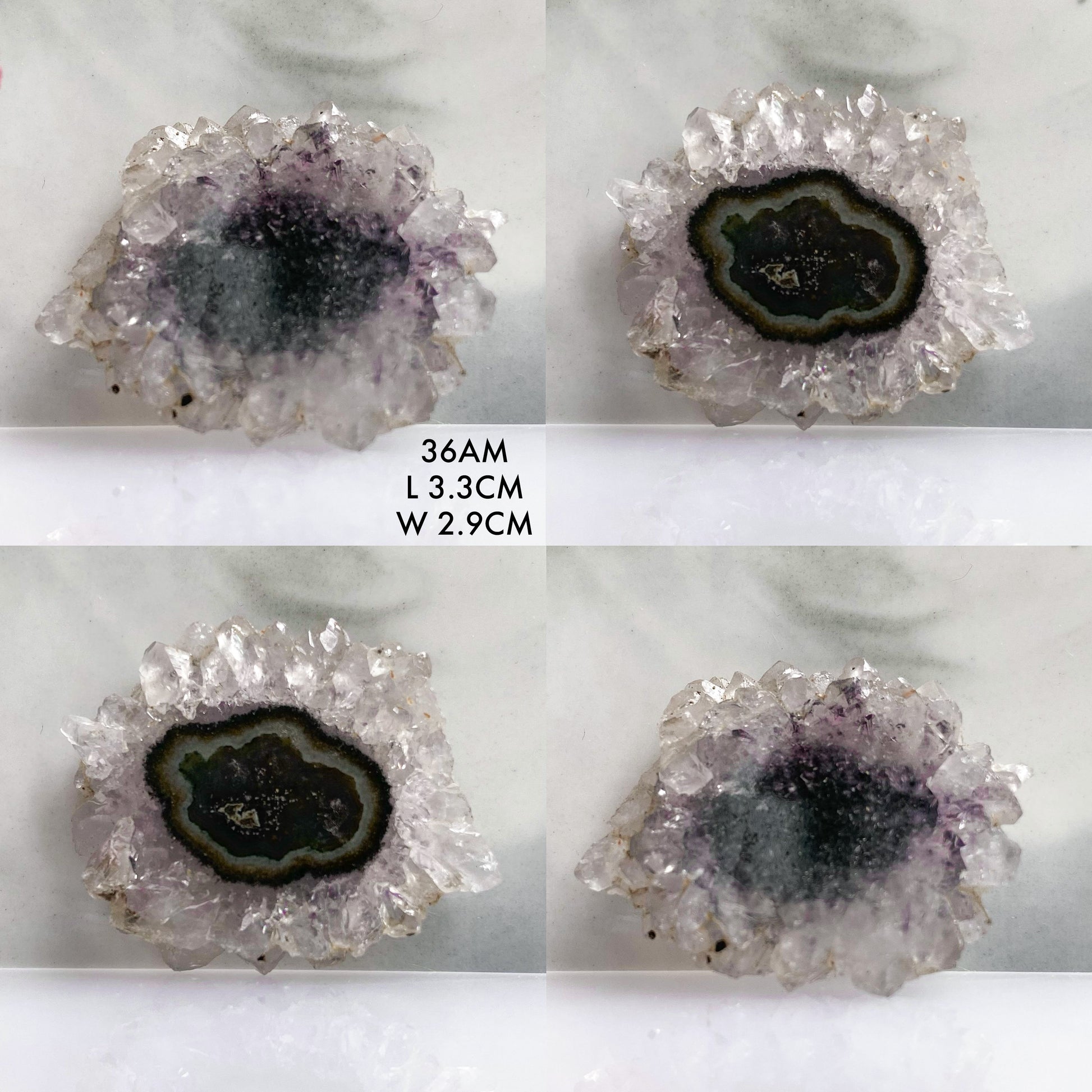 Amethyst Stalactite Slices
