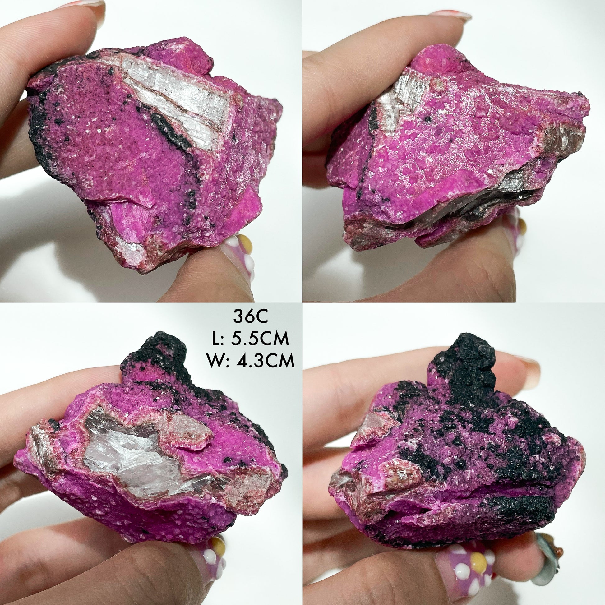 Druzy Cobaltoan Calcite