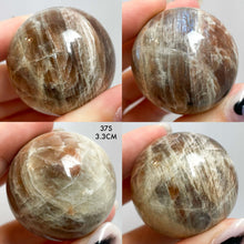 将图片加载到图库查看器，Polished Sunstone Moonstone Mini Spheres
