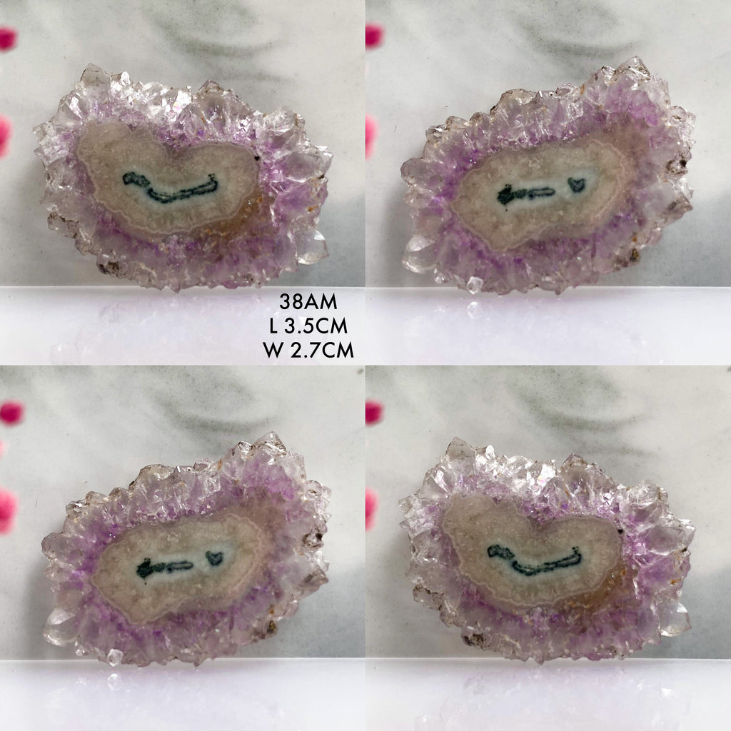 Amethyst Stalactite Slices
