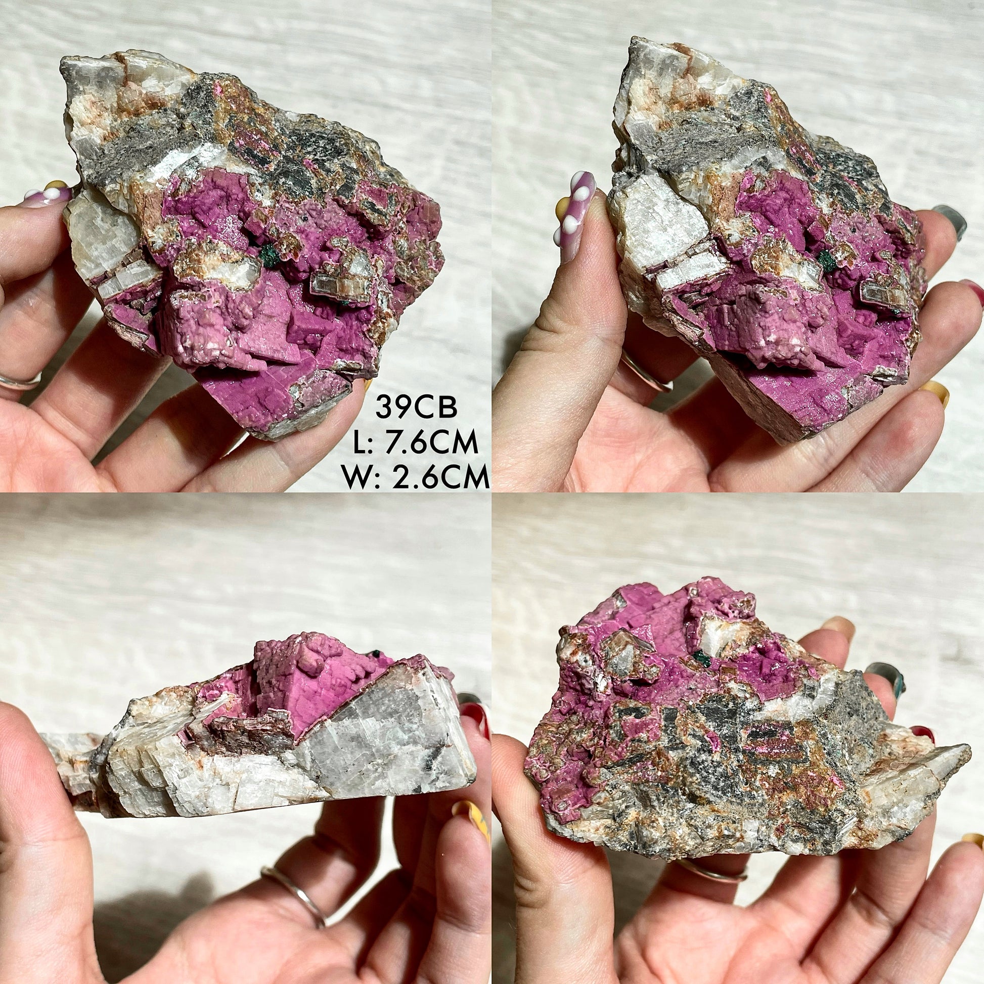Druzy Cobaltoan Calcite