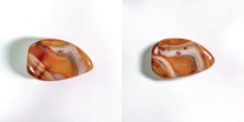 Load image into Gallery viewer, Apricot Agate Banded Orange Agate Freeform
