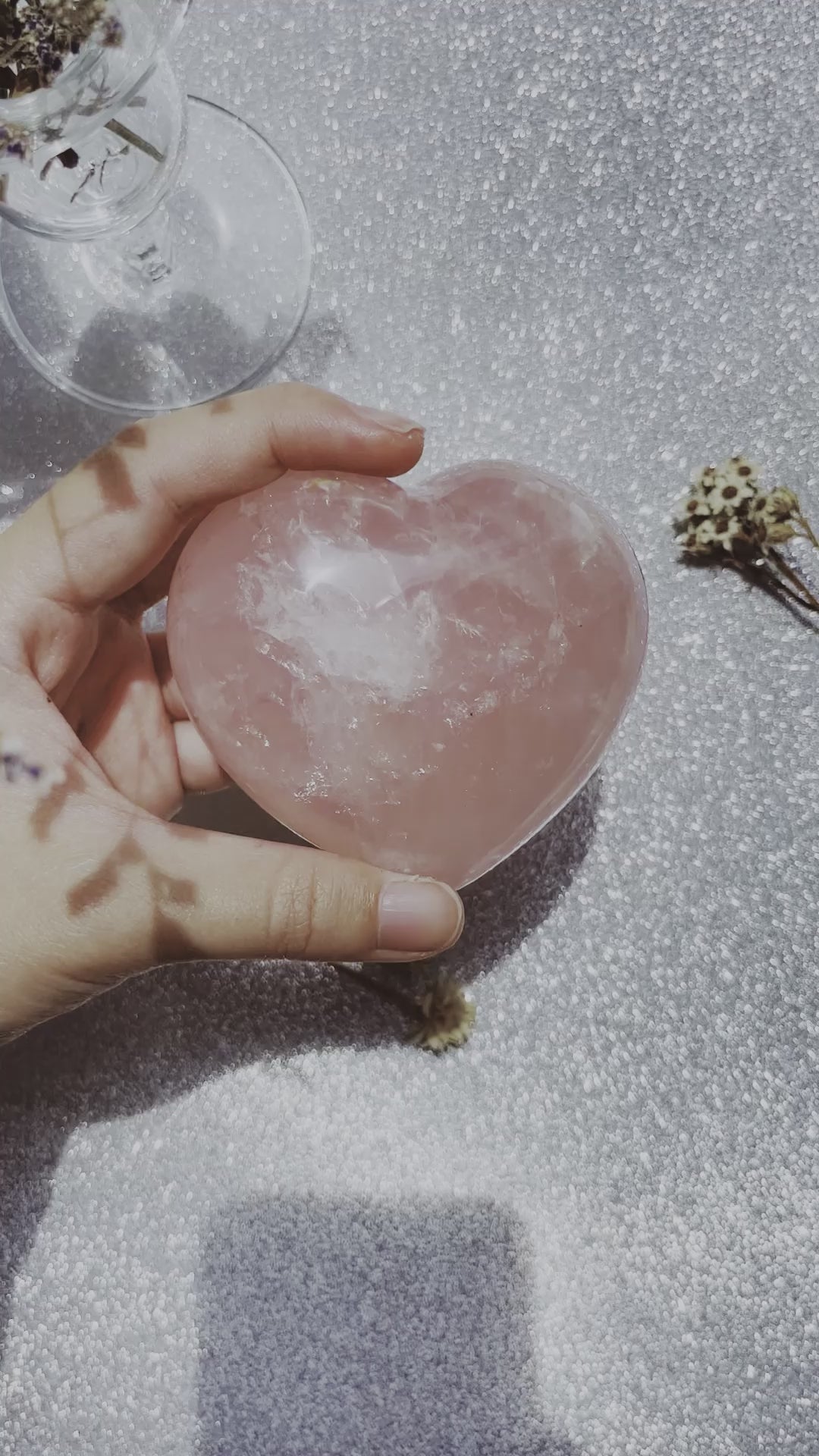 Rose Quartz Madagascar Heart