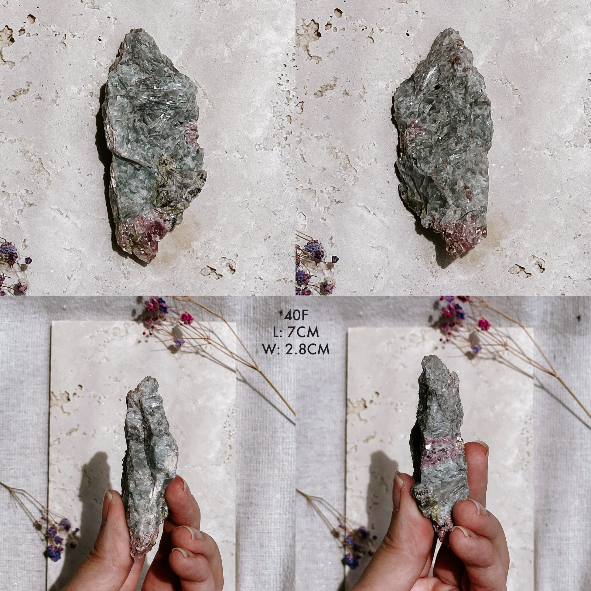 Raw Lepidolite with Albite