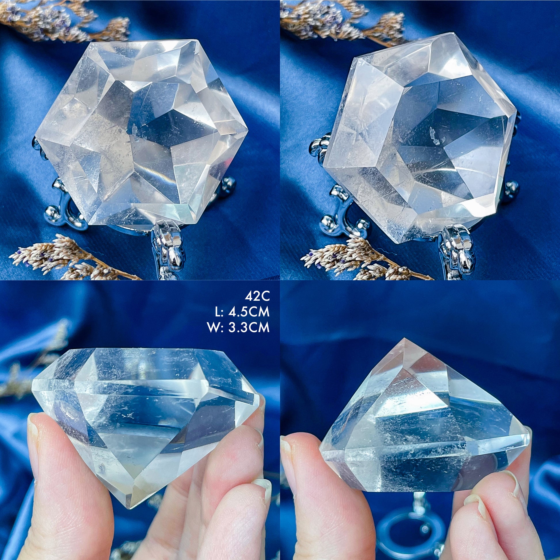 Clear Quartz Diamond