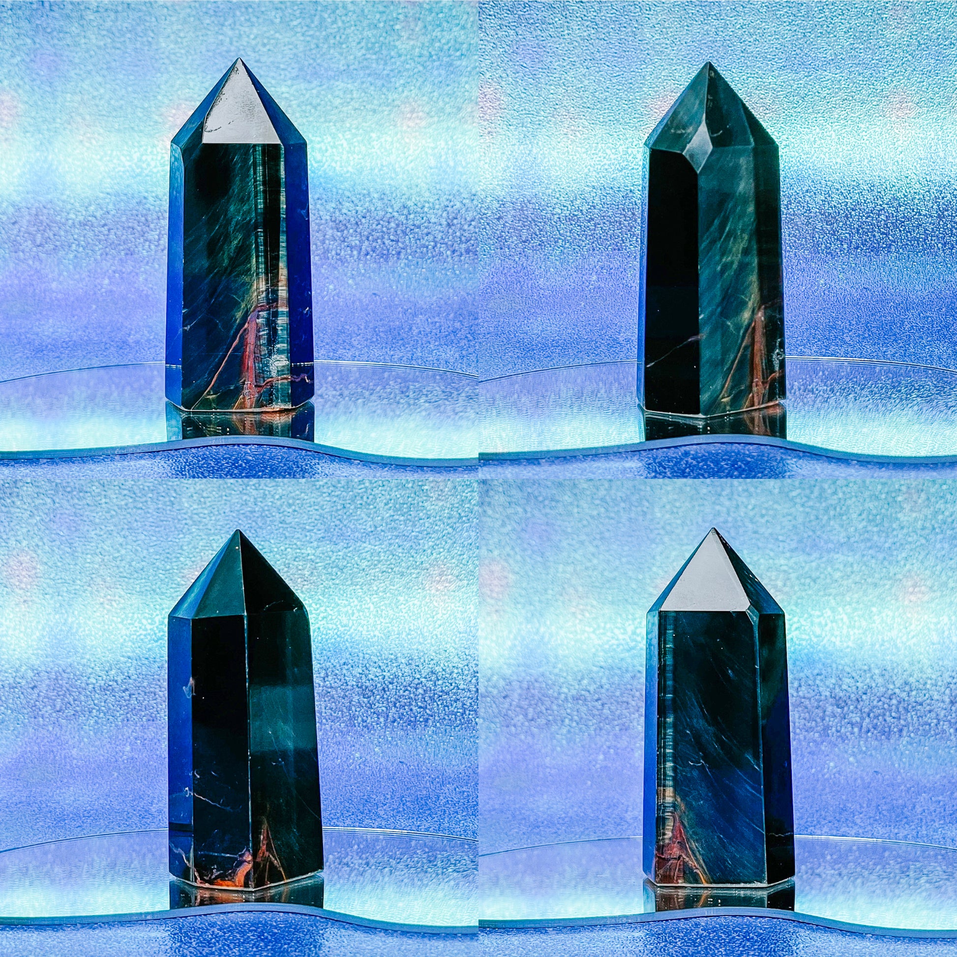 Blue Tiger Eye Towers