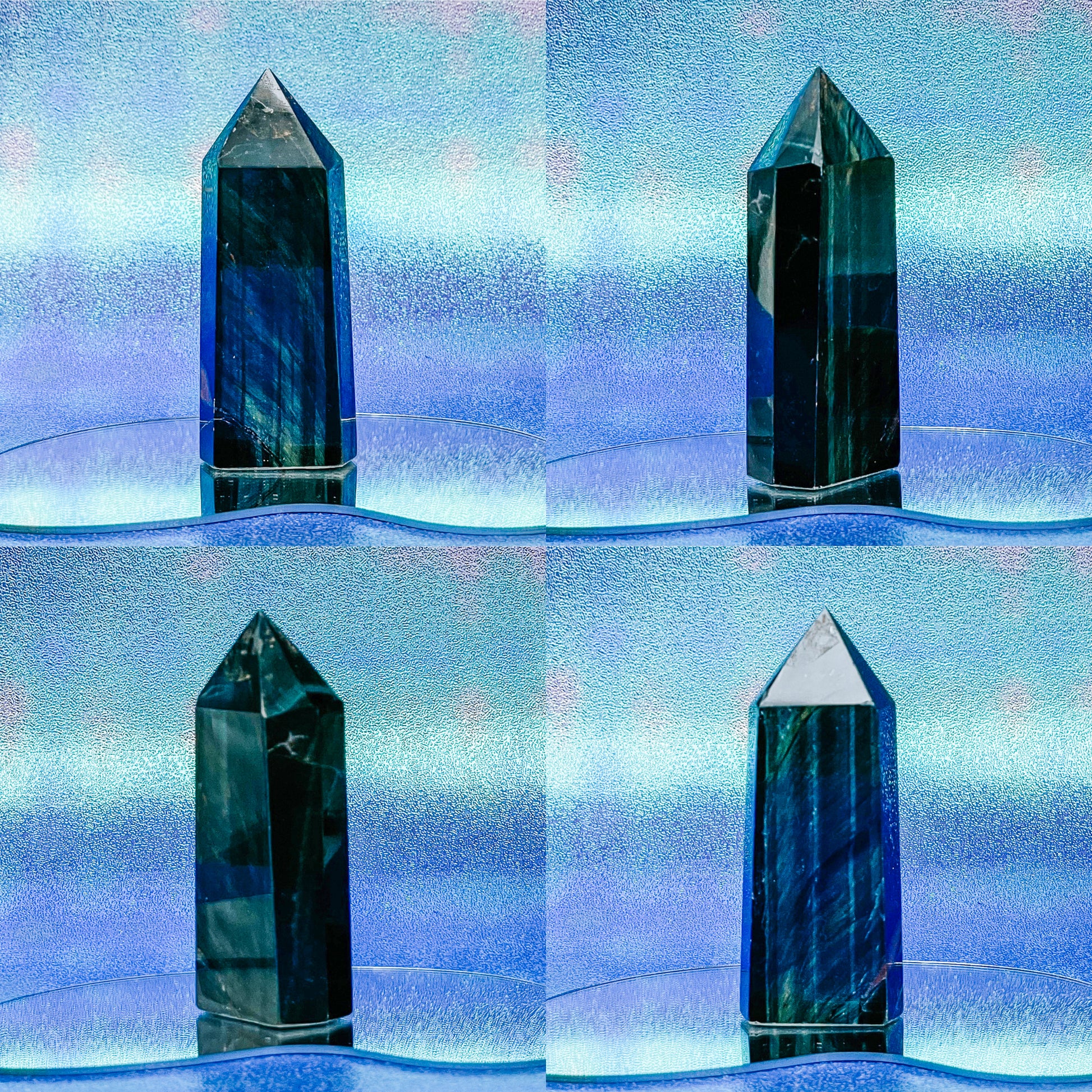 Blue Tiger Eye Towers