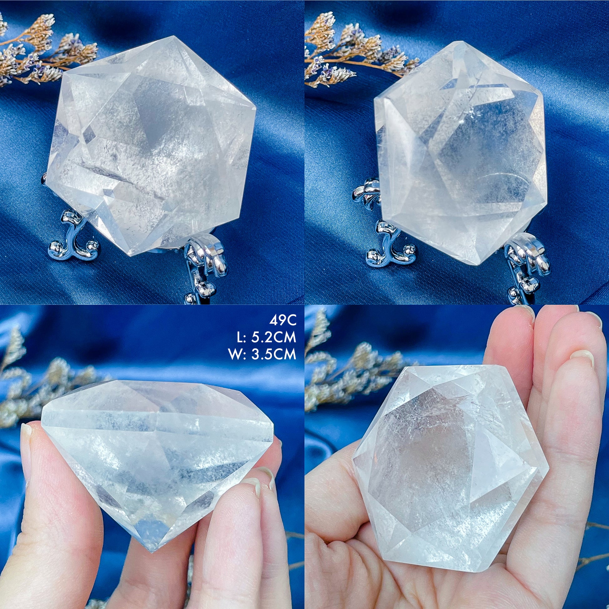 Clear Quartz Diamond