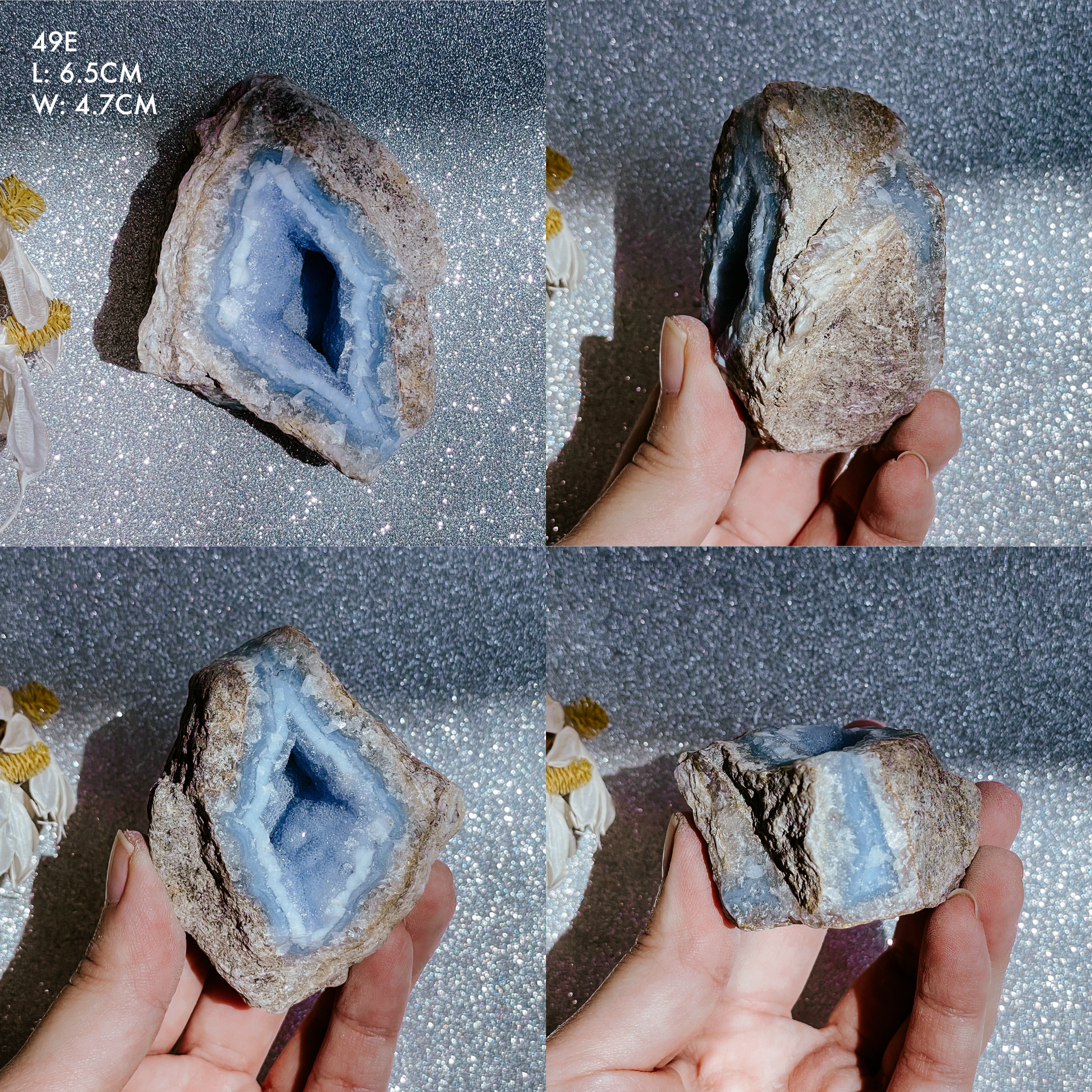 Blue Lace Agate Geodes
