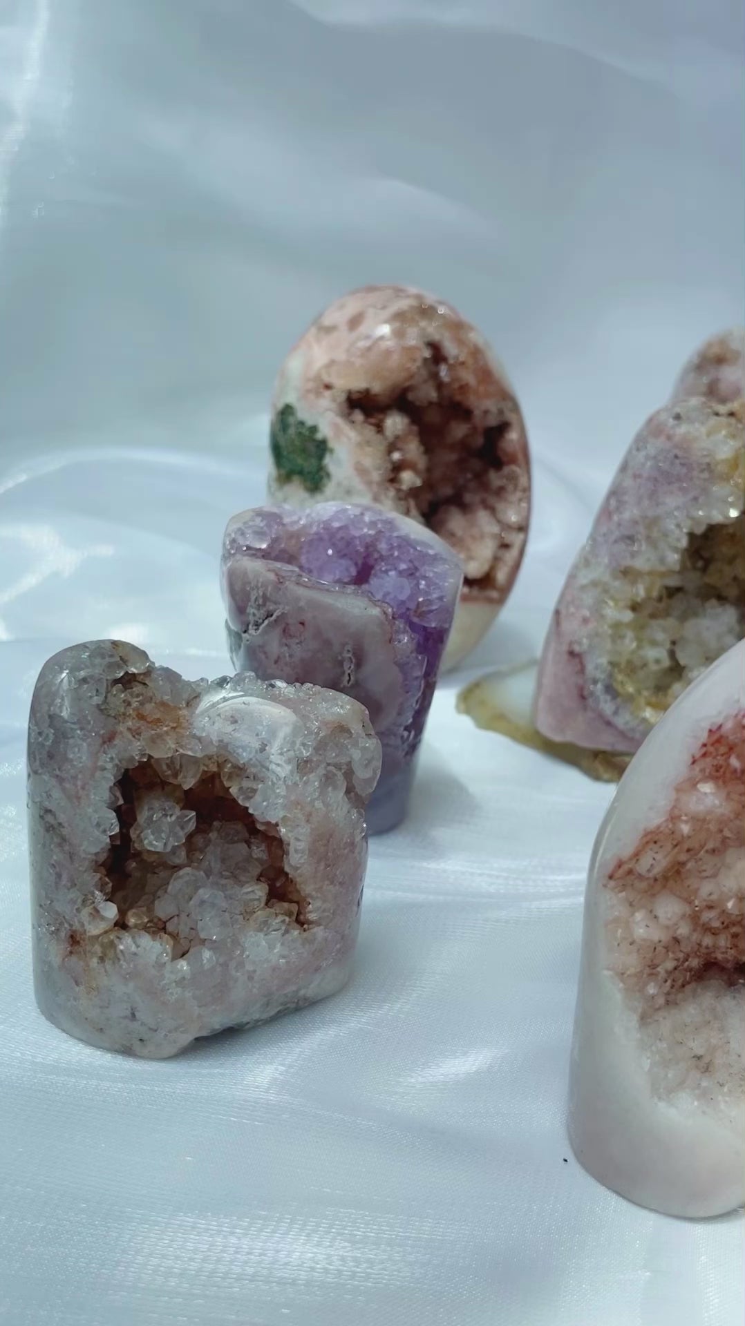Pink Amethyst Freeforms