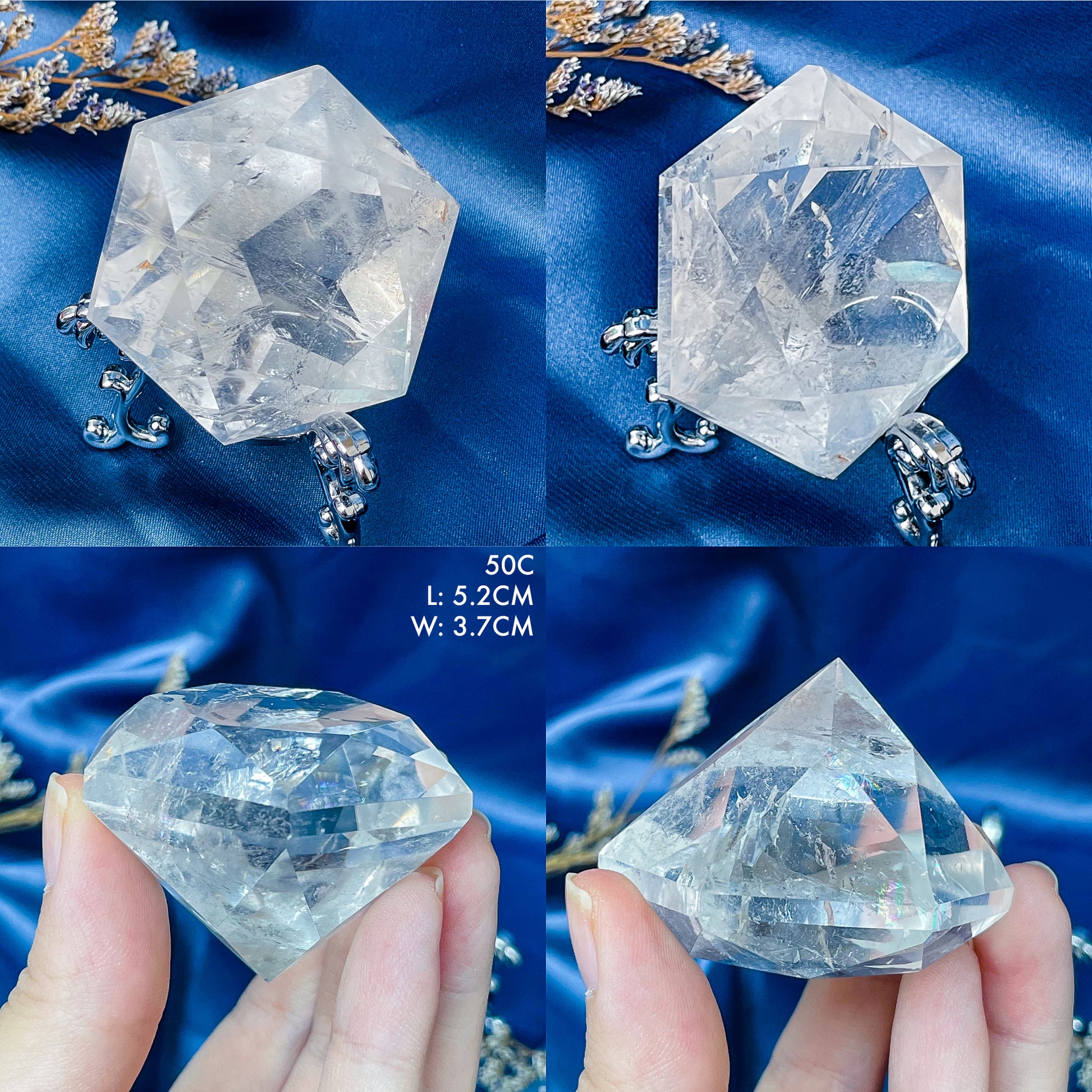 Clear Quartz Diamond