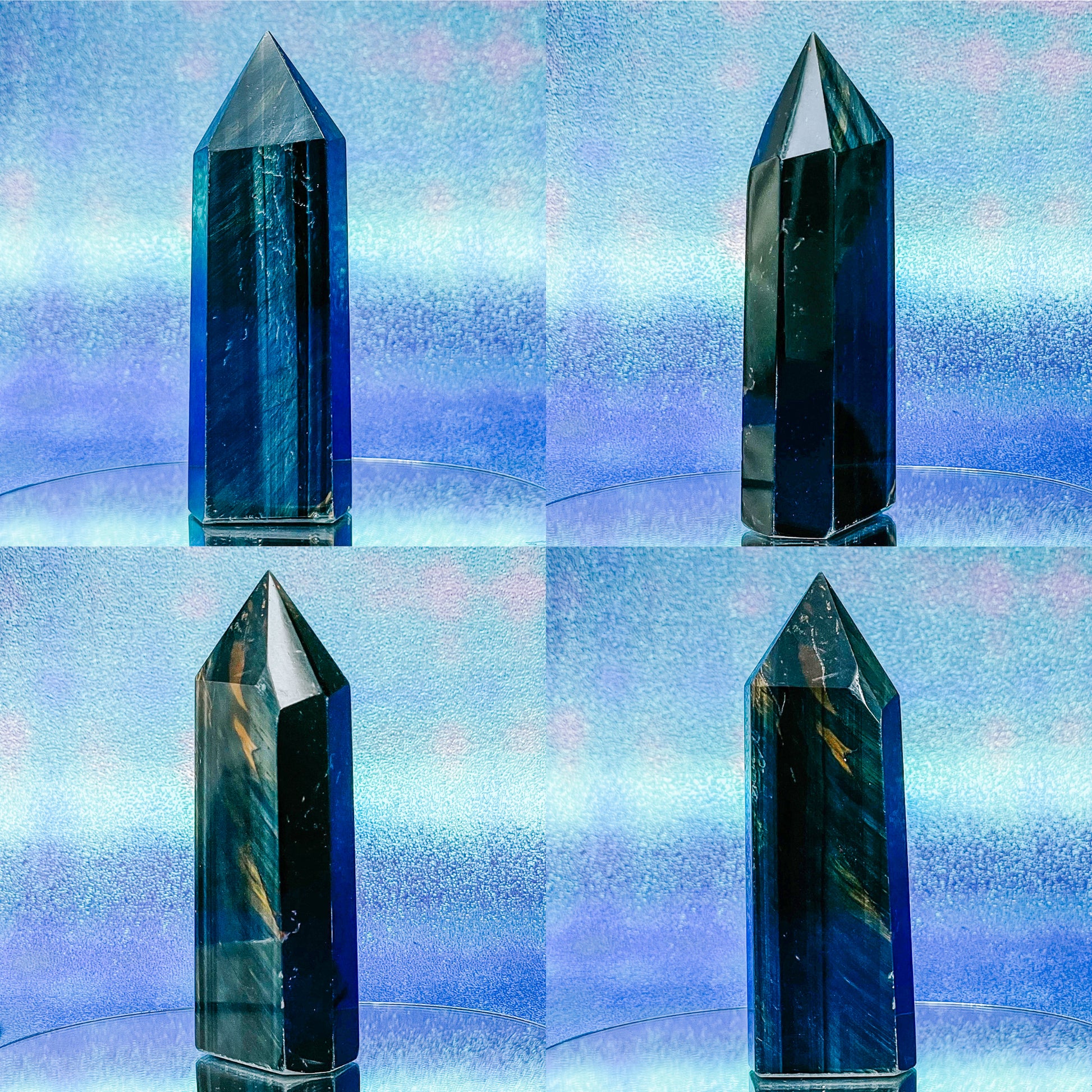 Blue Tiger Eye Towers