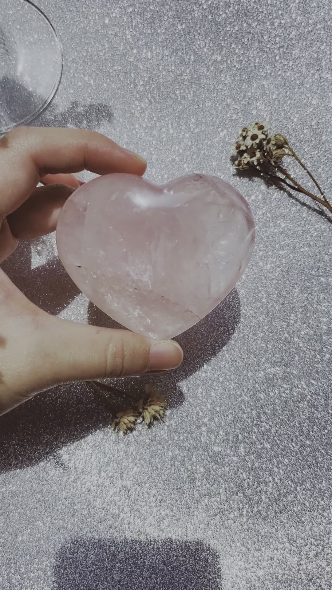 Rose Quartz Madagascar Heart
