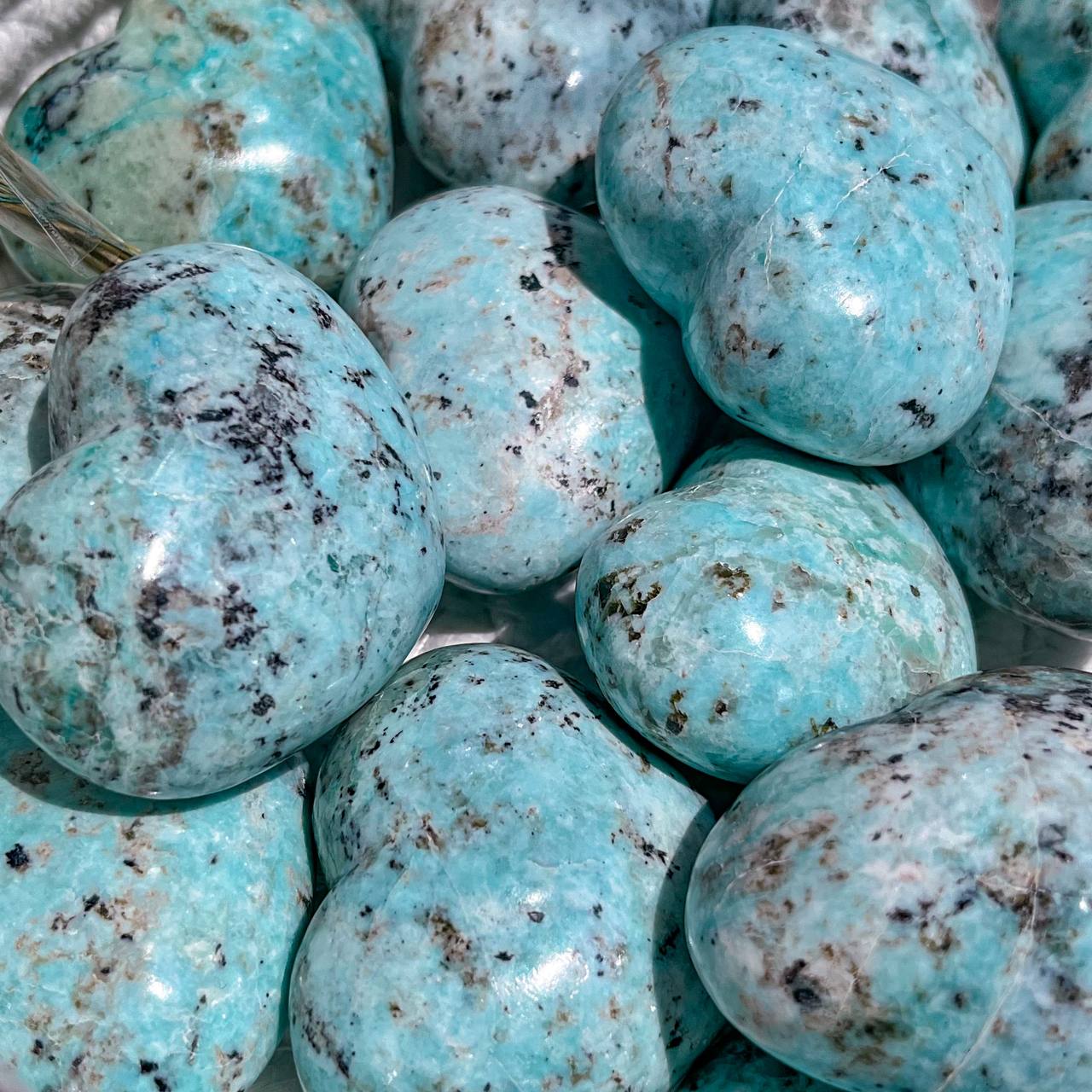 Chrysoprase Hearts and Palms
