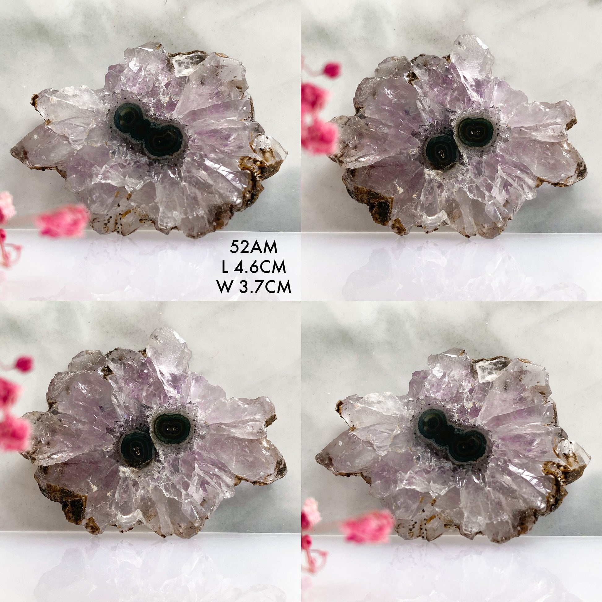 Amethyst Stalactite Slices