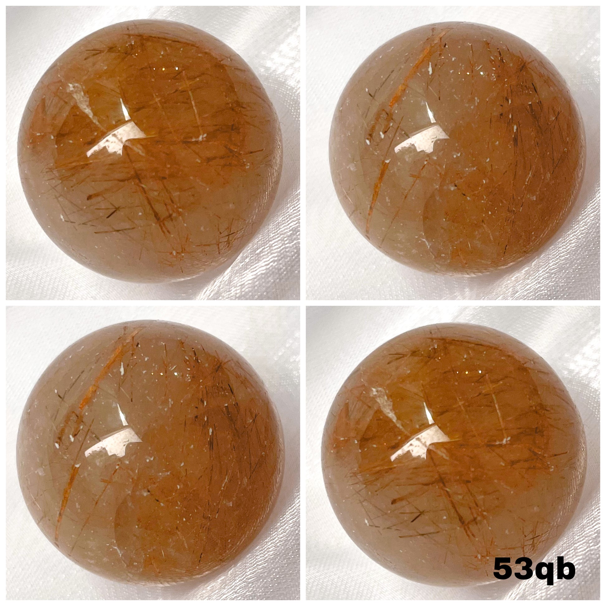 Golden Rutilated Quartz Mini Spheres
