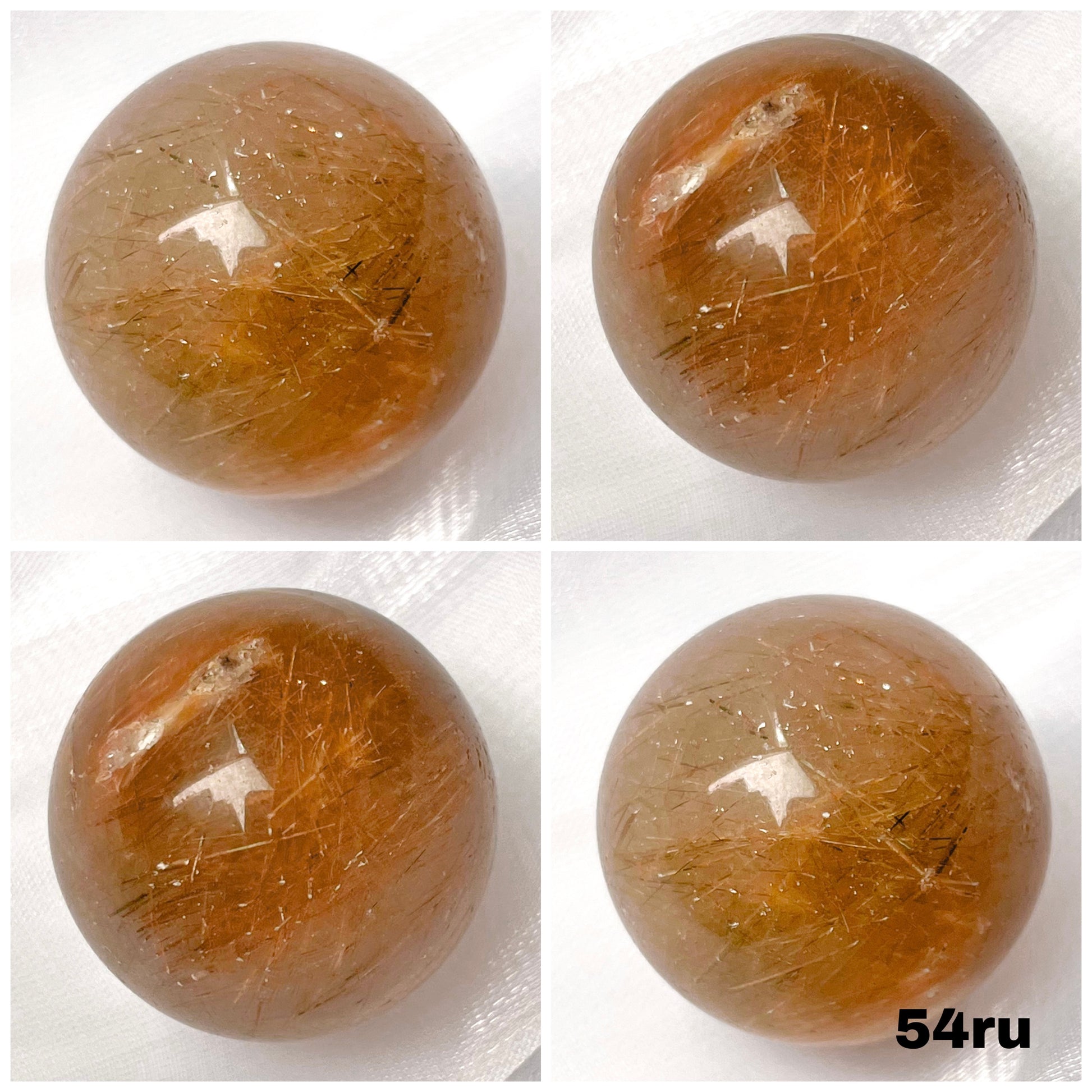 Golden Rutilated Quartz Mini Spheres