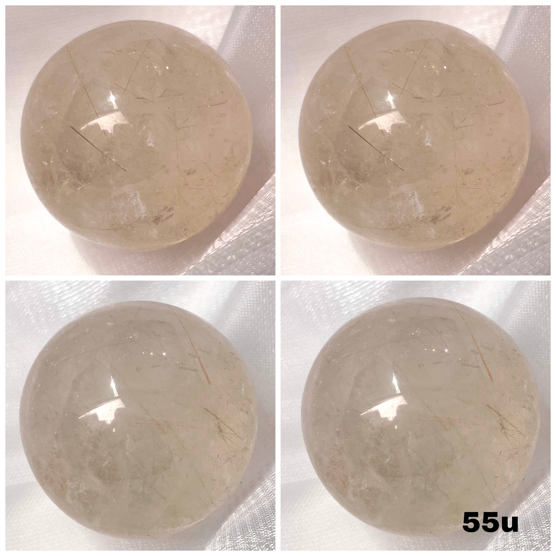 Golden Rutilated Quartz Mini Spheres