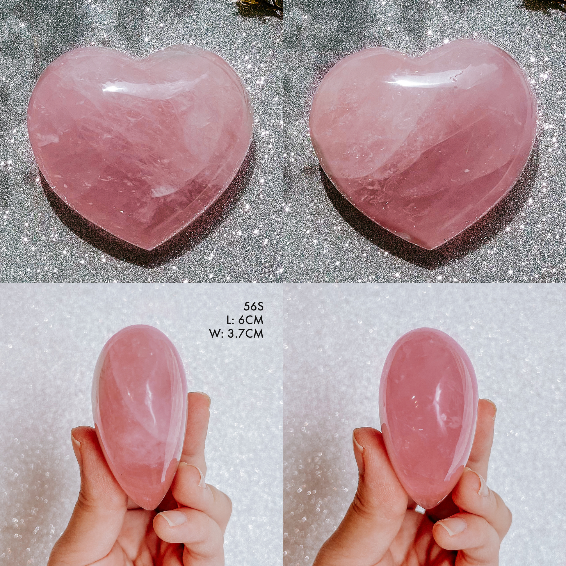 Rose Quartz Madagascar Heart
