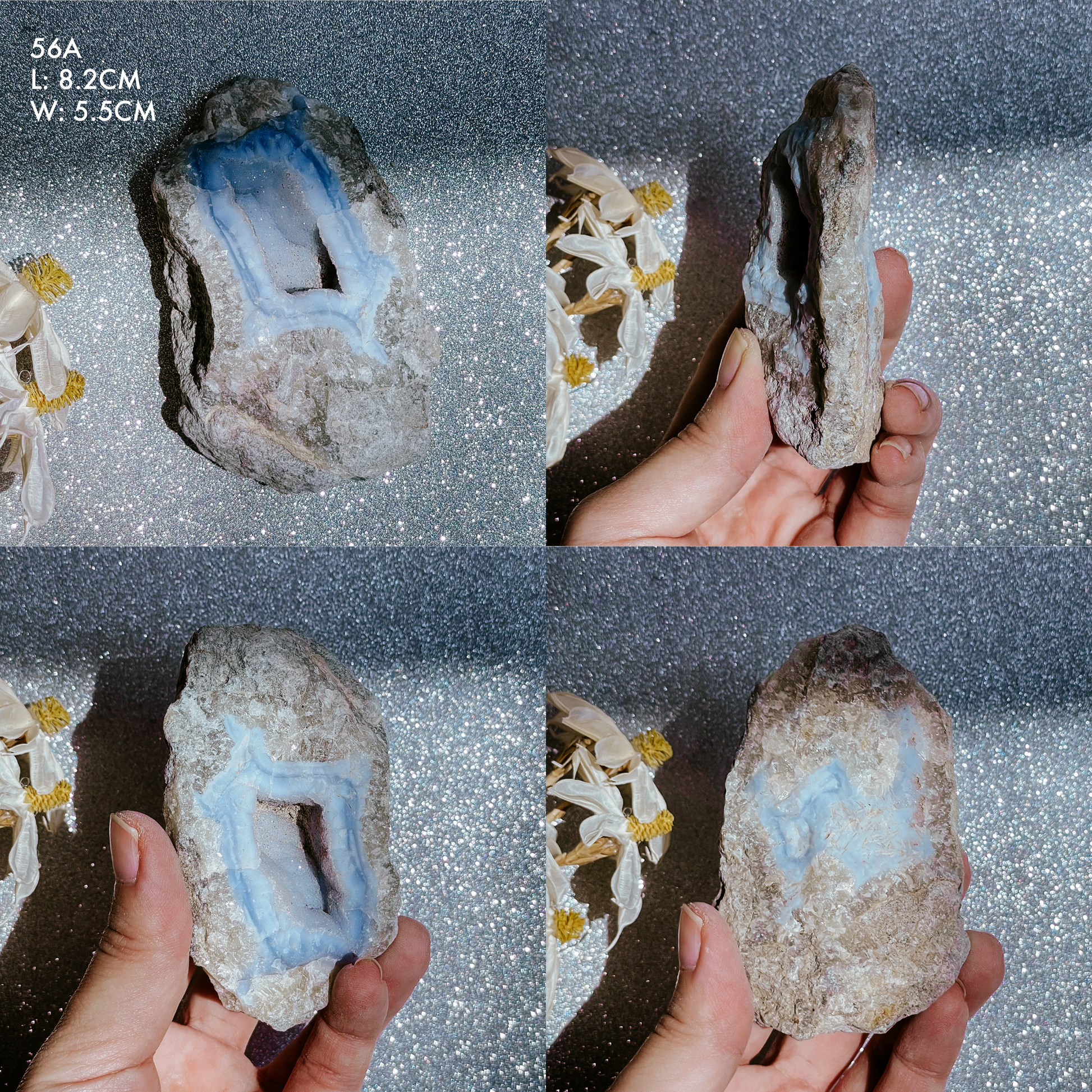 Blue Lace Agate Geodes