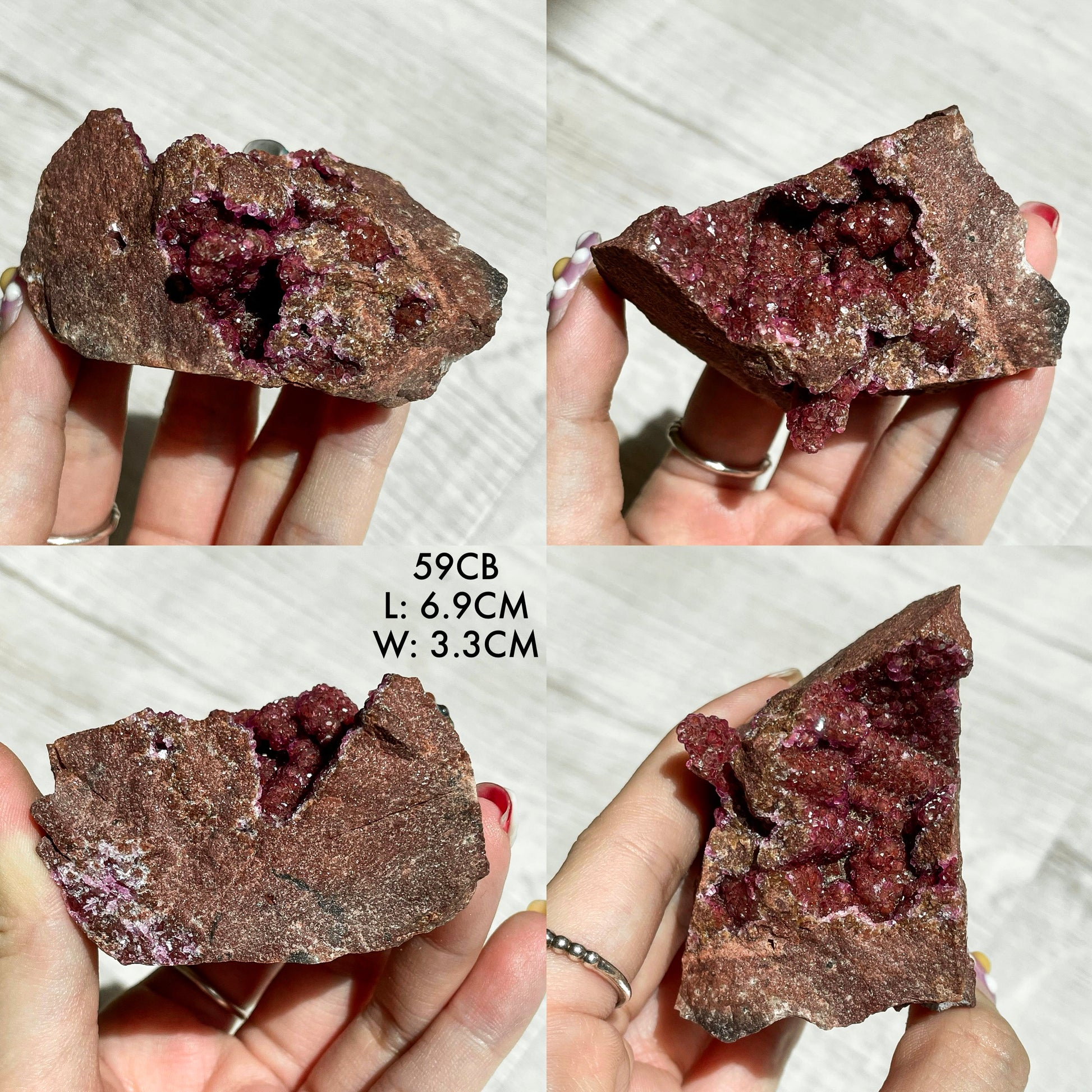 Druzy Cobaltoan Calcite