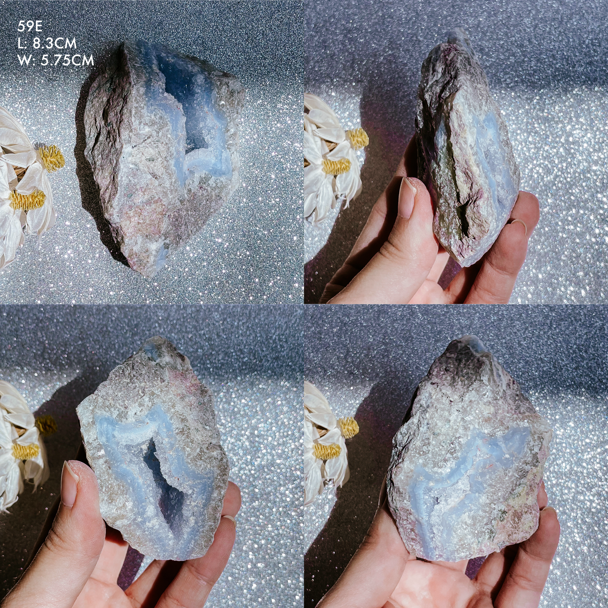Blue Lace Agate Geodes