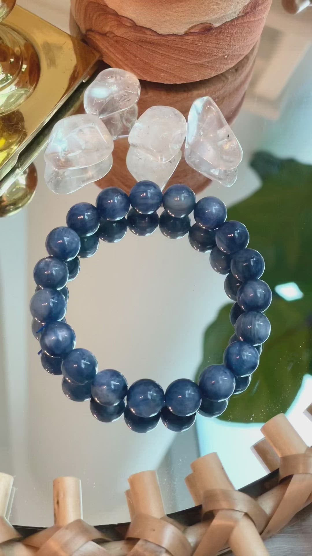 [Preorder] Blue Kyanite Bead Bracelet