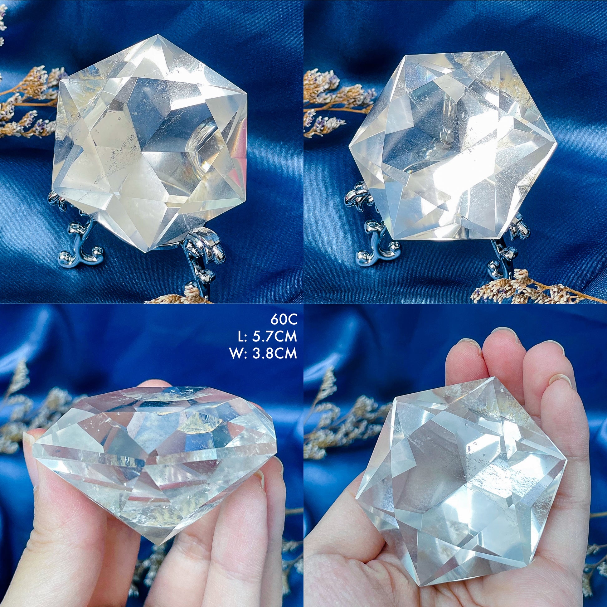 Clear Quartz Diamond