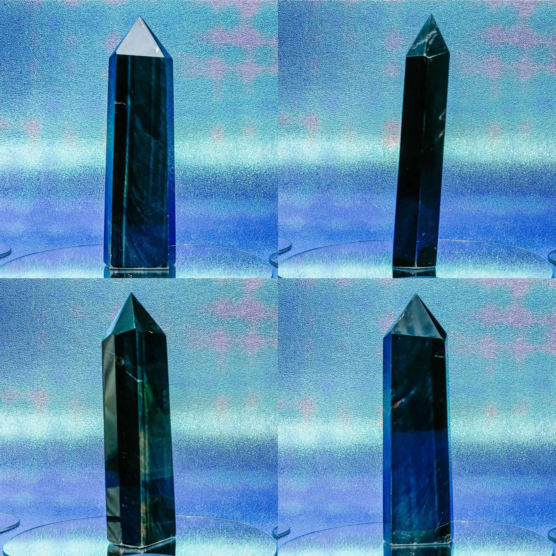 Blue Tiger Eye Towers