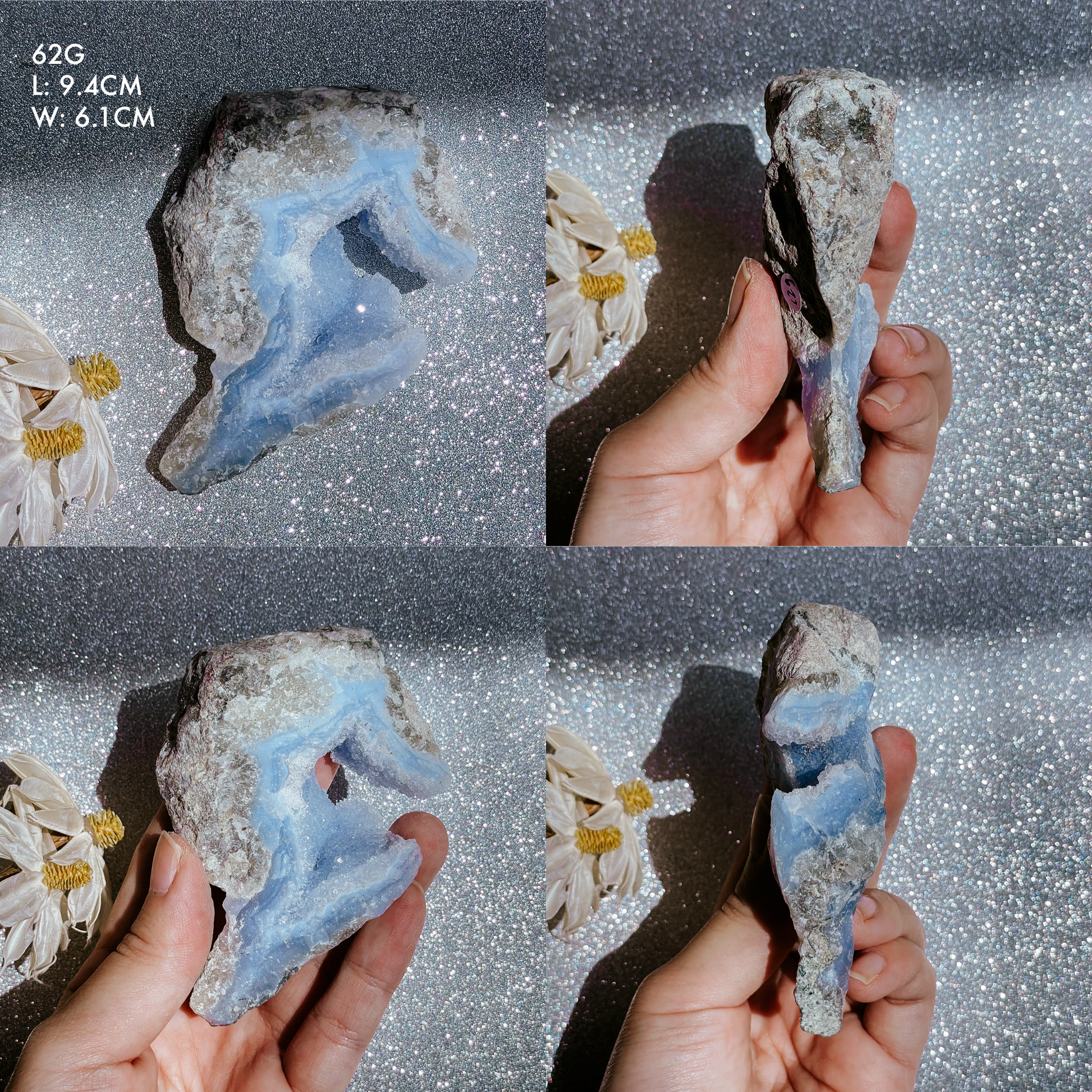 Blue Lace Agate Geodes