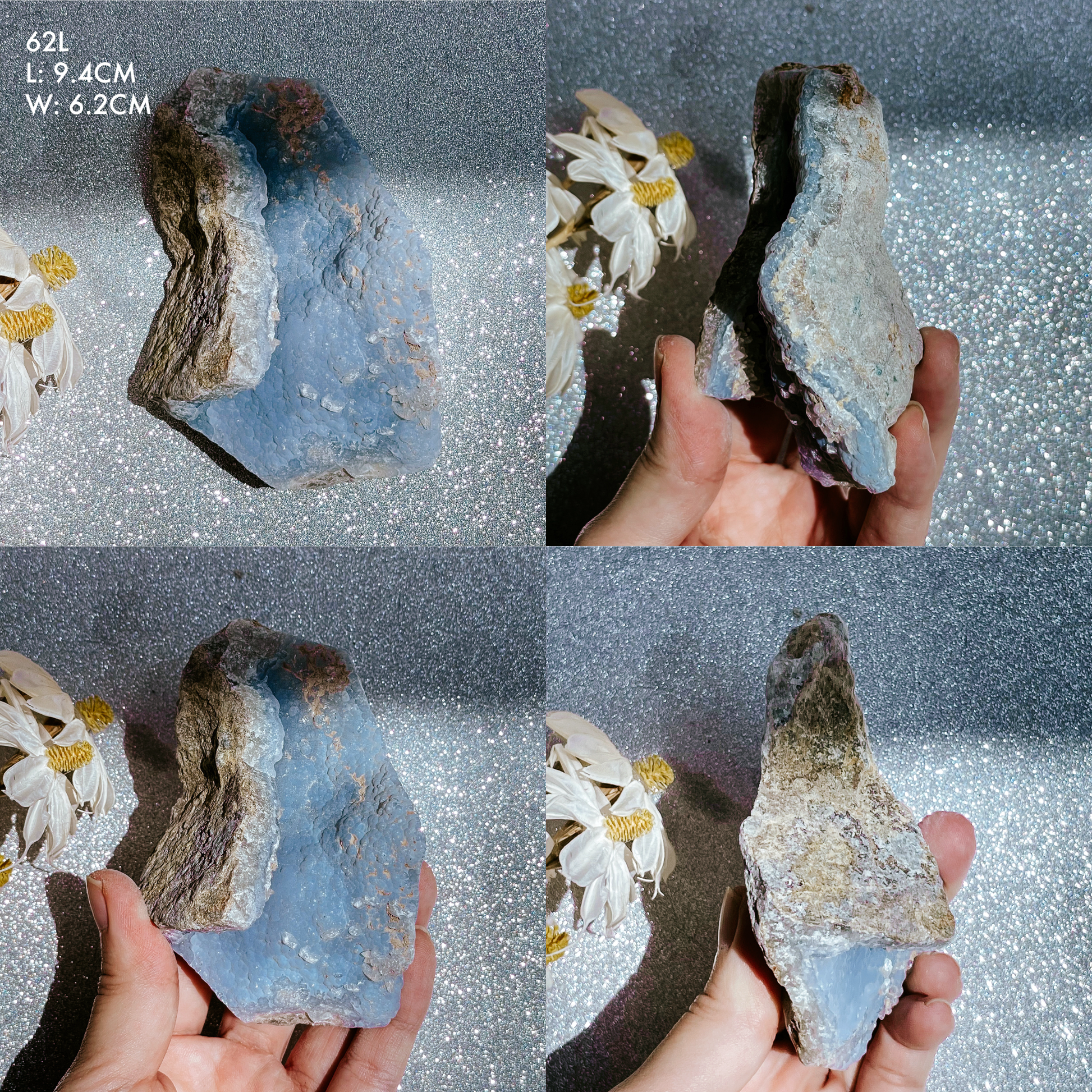 Blue Lace Agate Geodes