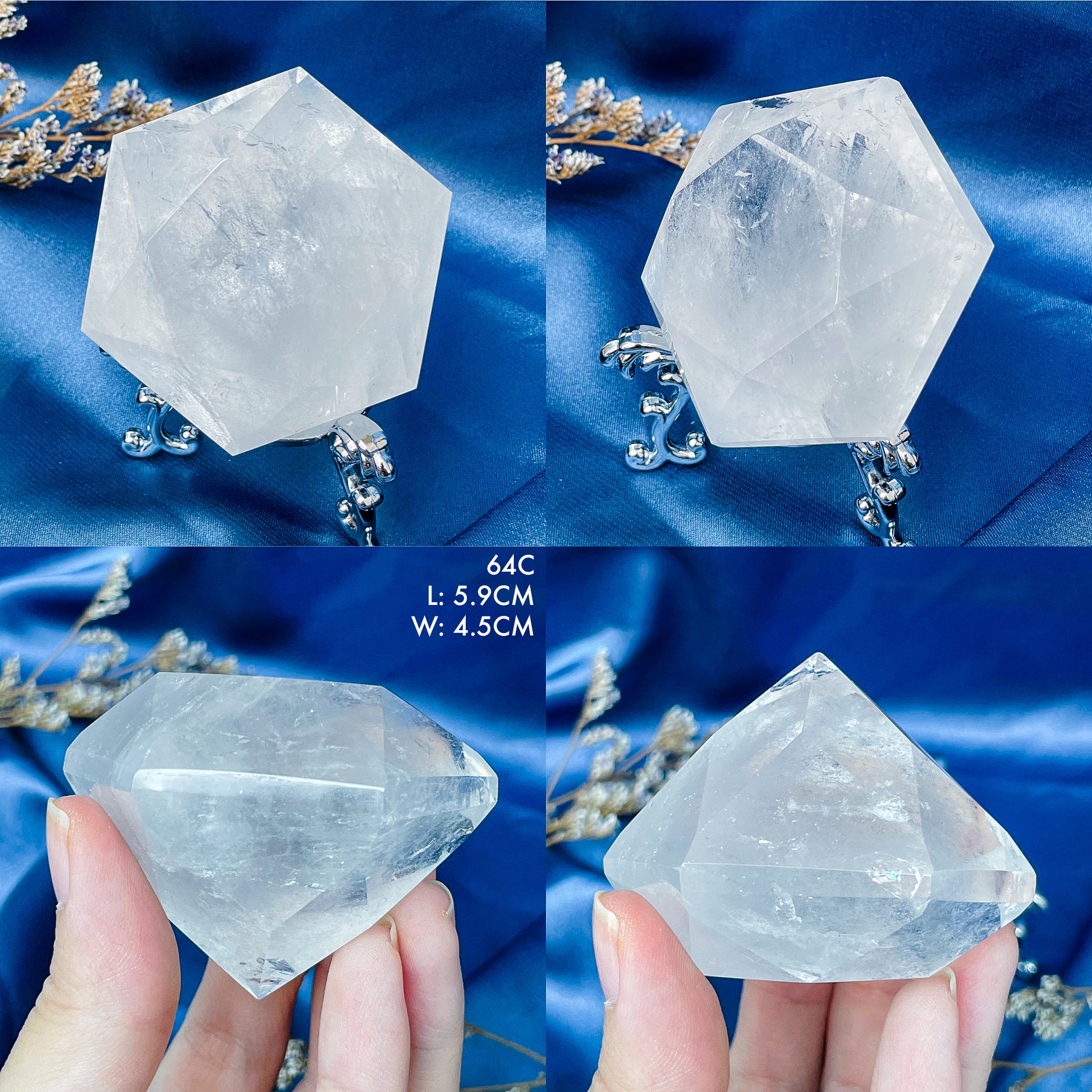 Clear Quartz Diamond