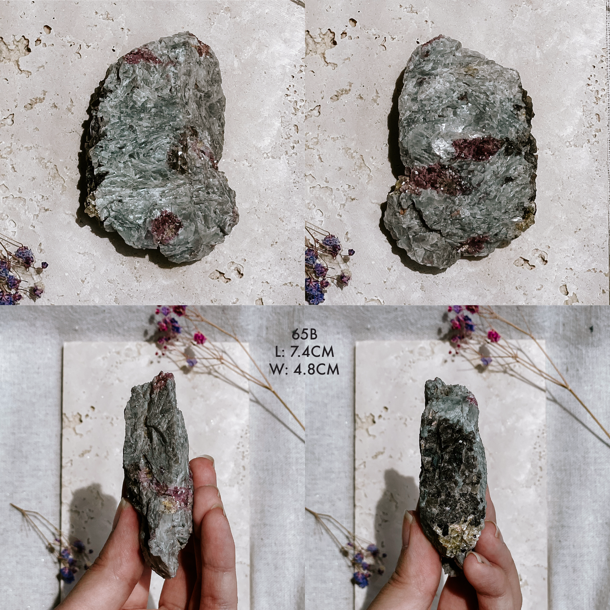 Raw Lepidolite with Albite