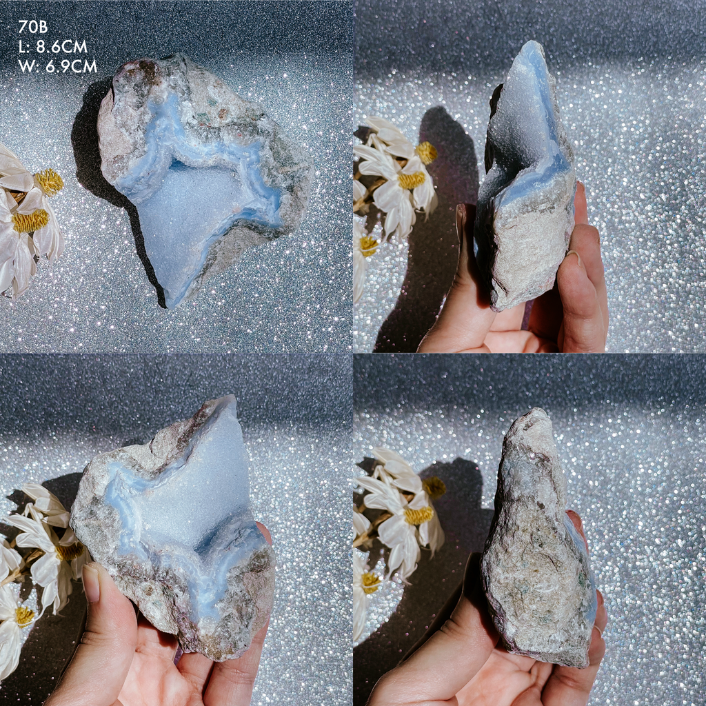 Blue Lace Agate Geodes