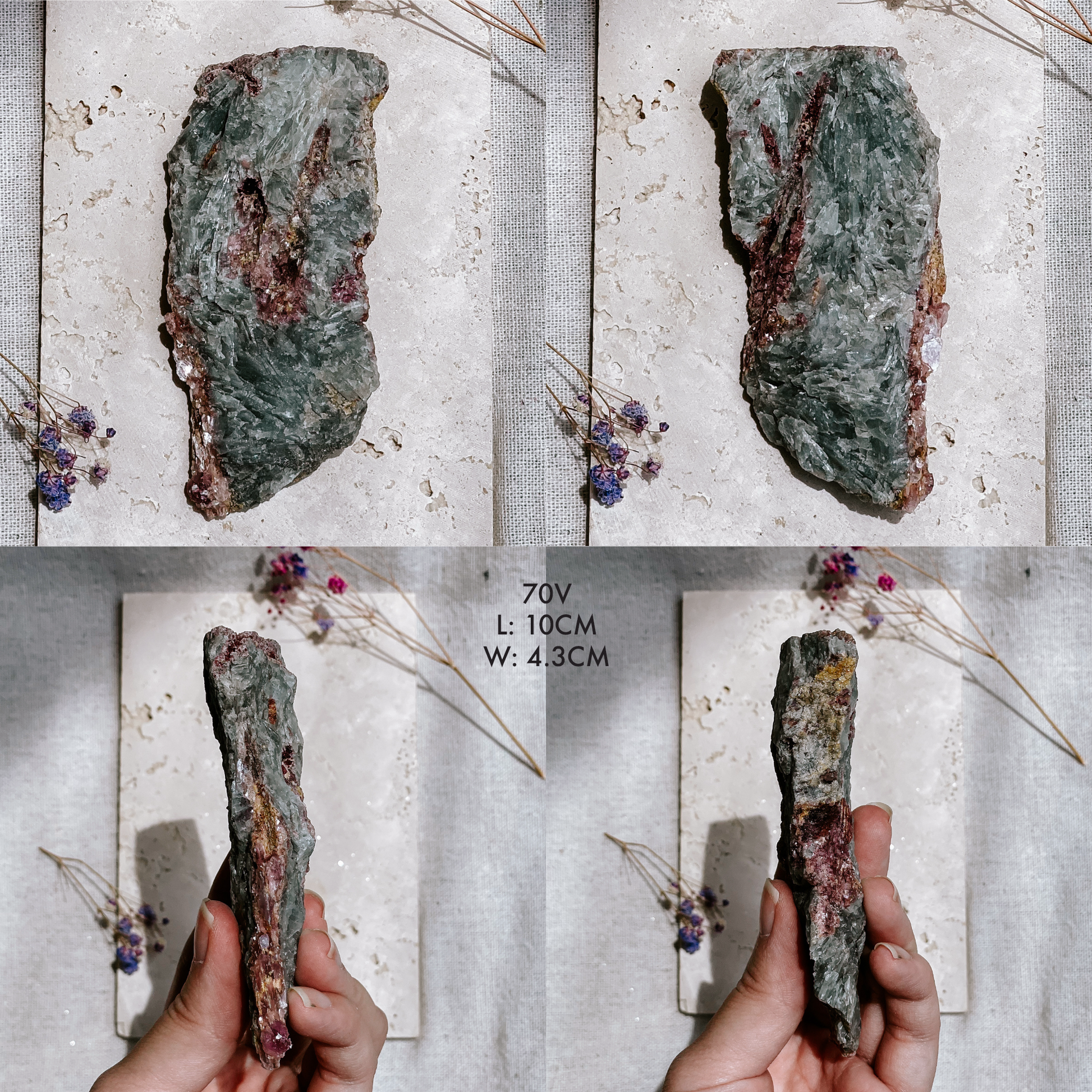 Raw Lepidolite with Albite