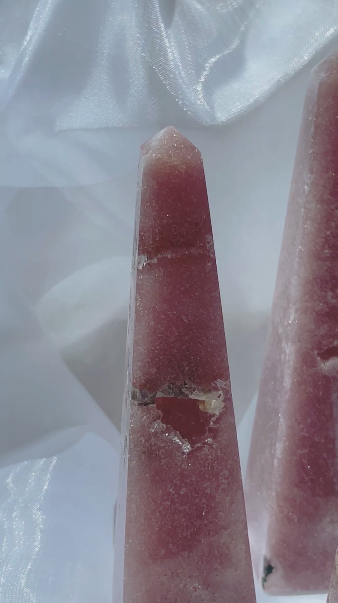 Pink Amethyst Obelisk