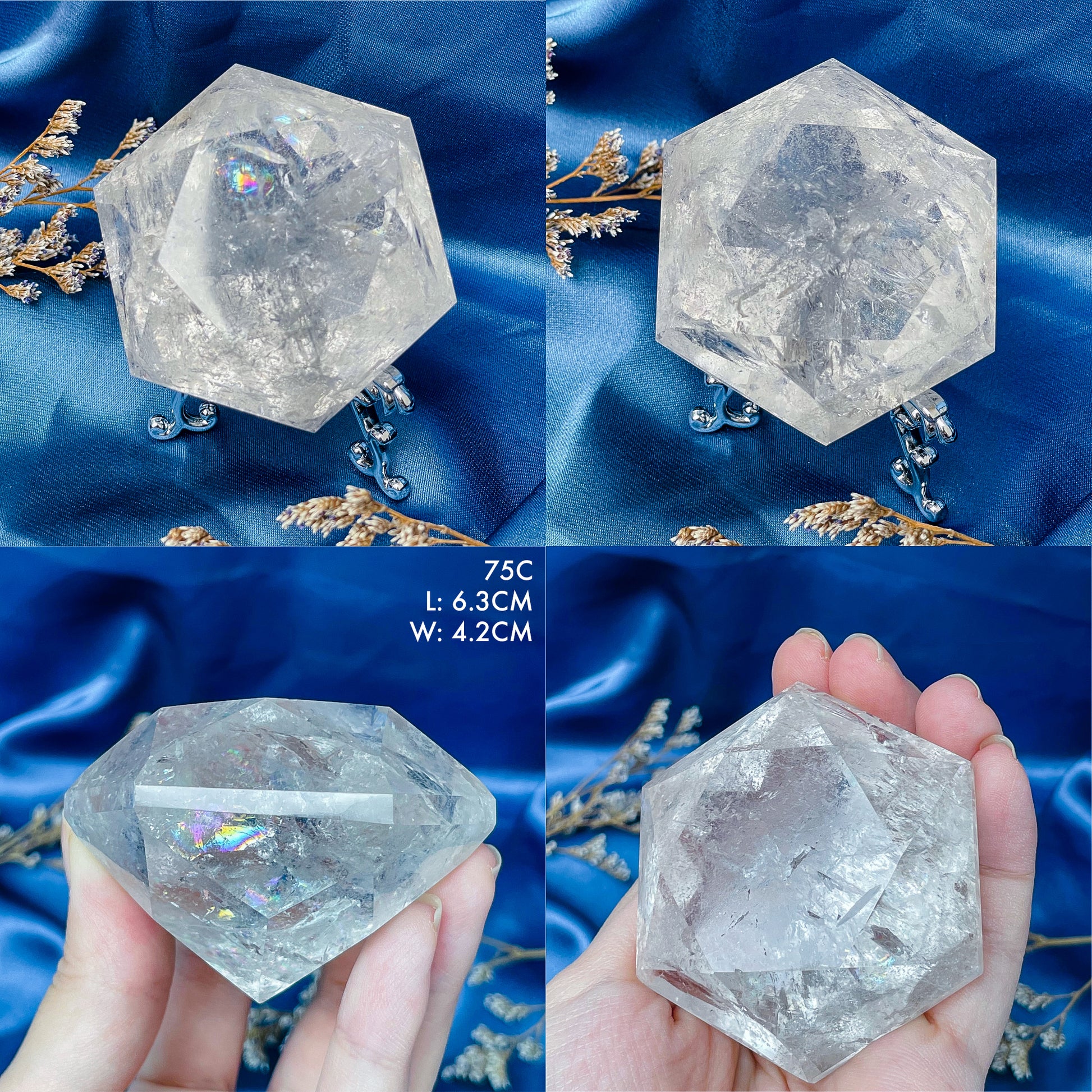 Clear Quartz Diamond