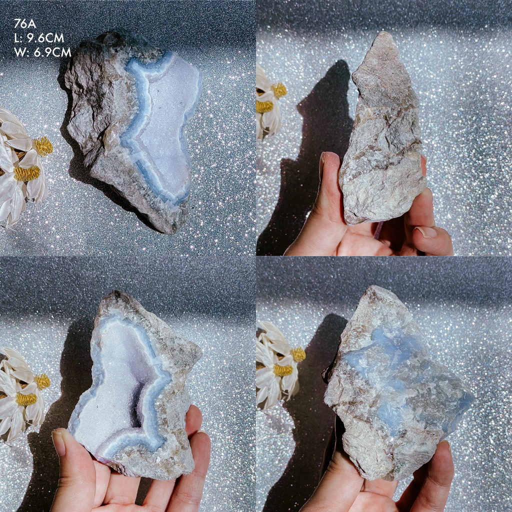 Blue Lace Agate Geodes
