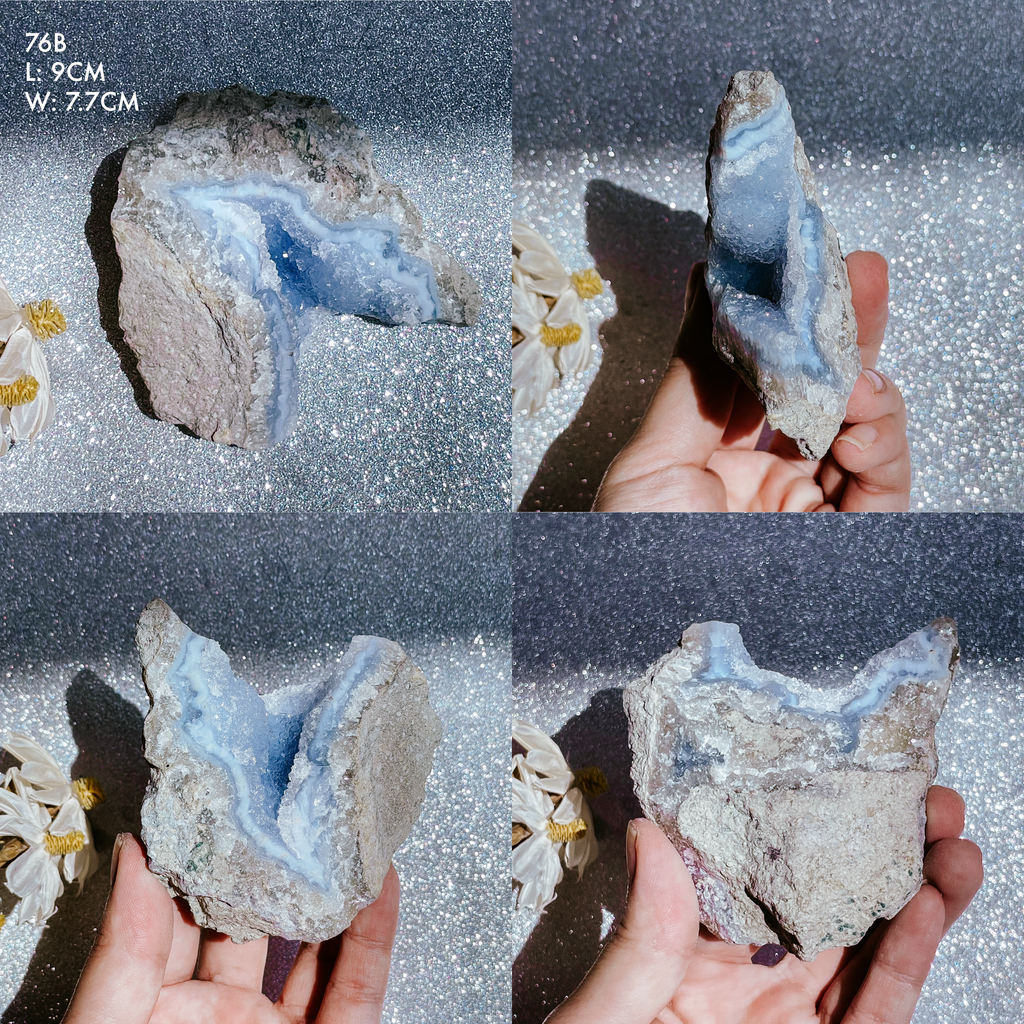 Blue Lace Agate Geodes