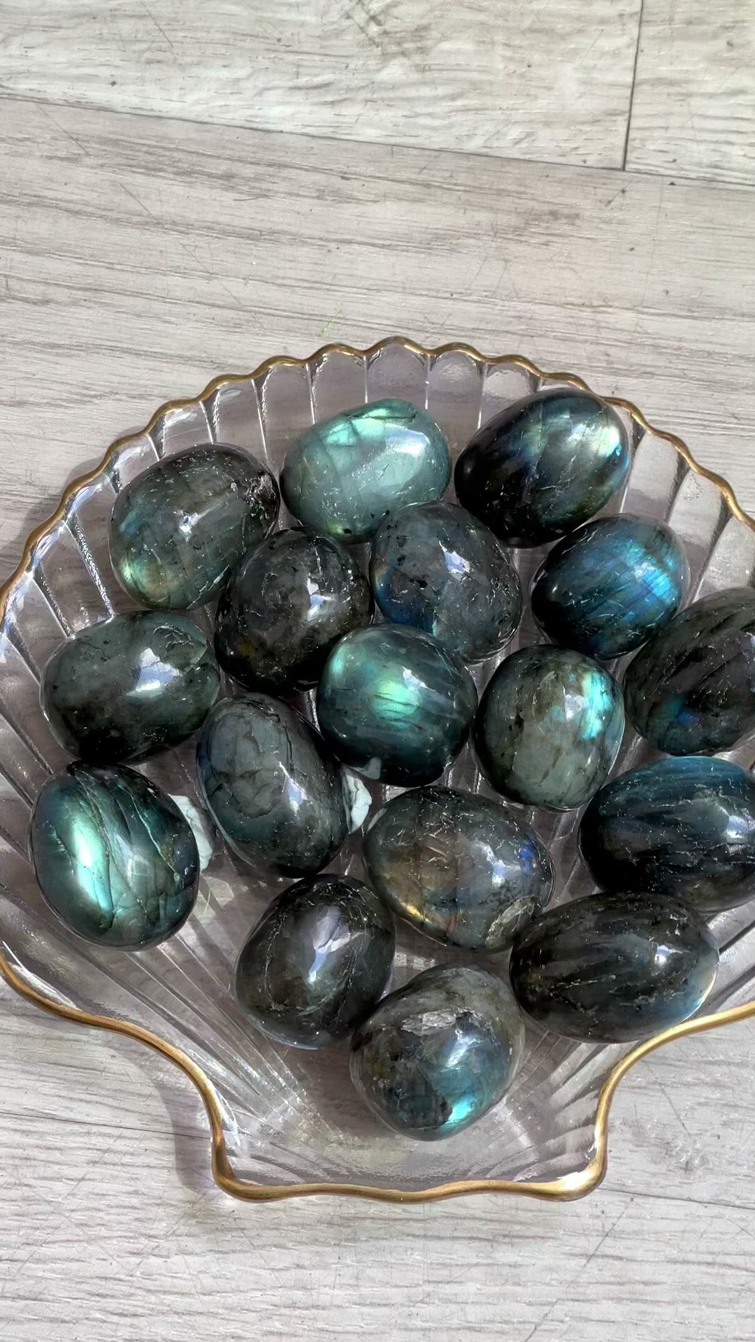 Flashy Labradorite Tumbles