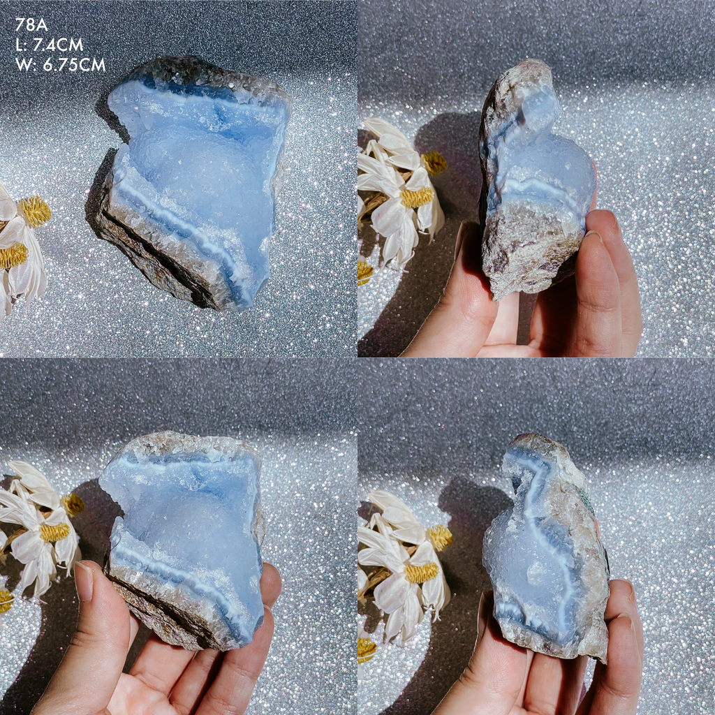 Blue Lace Agate Geodes
