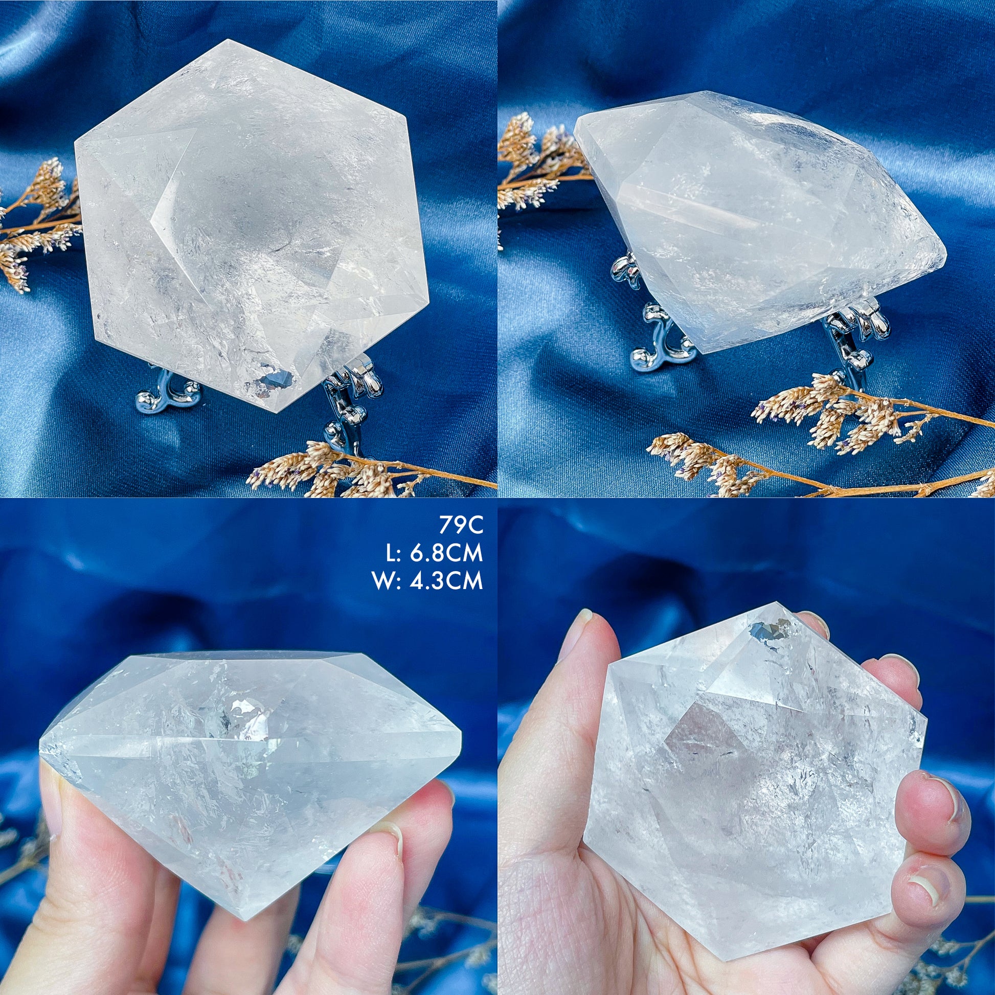 Clear Quartz Diamond