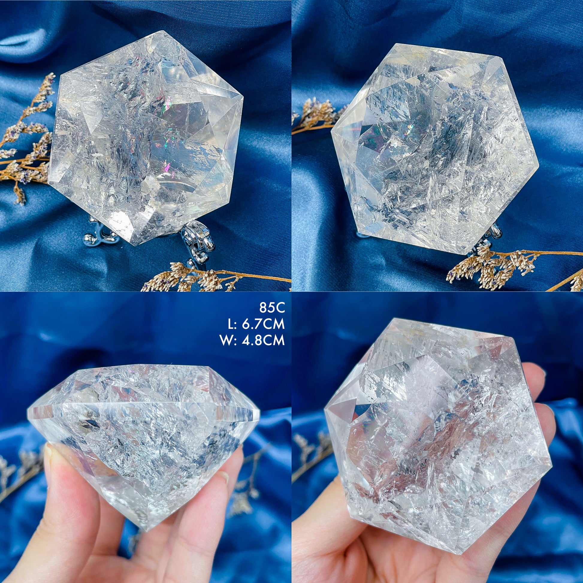 Clear Quartz Diamond