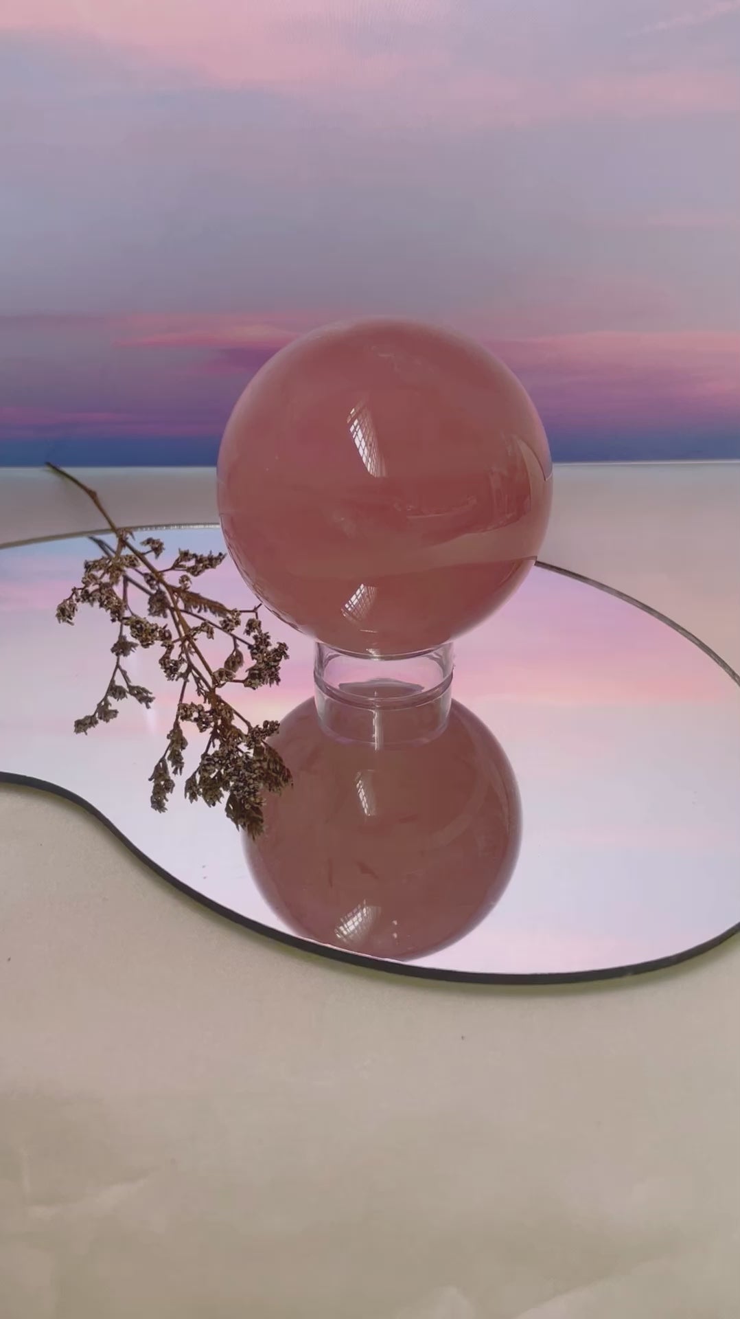 Madagascan Star Rose Quartz Spheres
