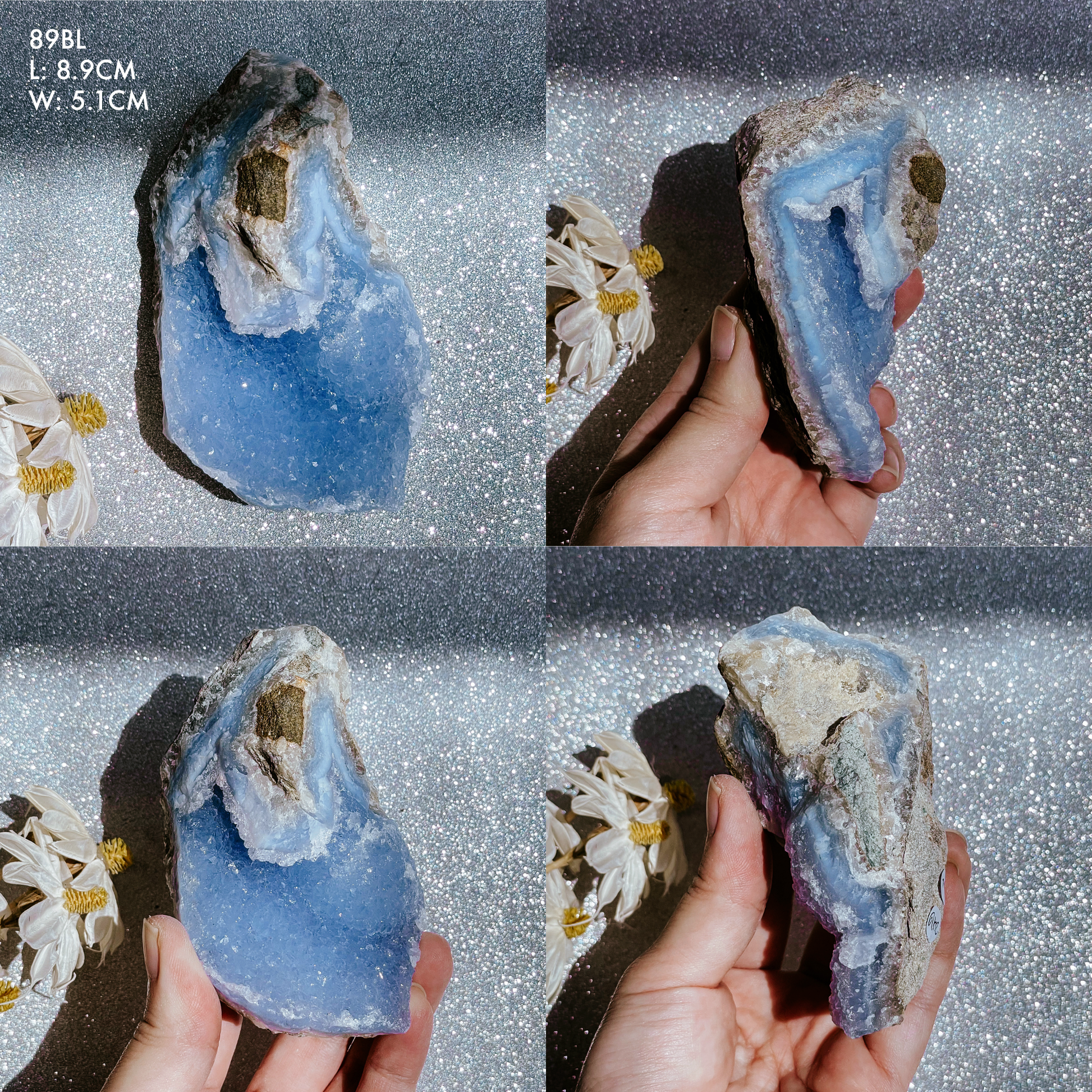 Blue Lace Agate Geodes